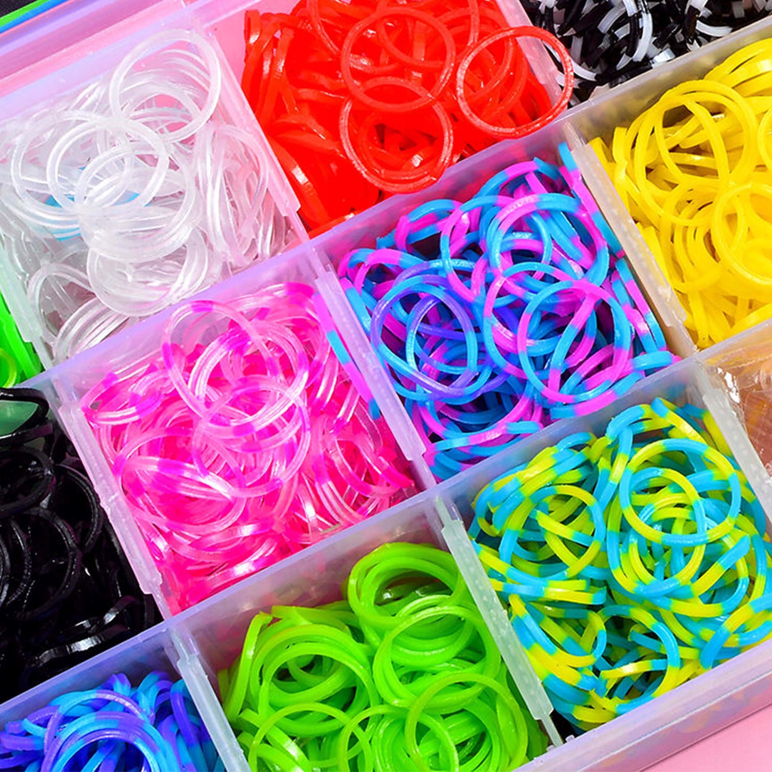 Gumki Do Robienia Bransoletek Kreatywny Zestaw Na Prezent XXL 6800 Sztuk – Idealny dla małych artystów