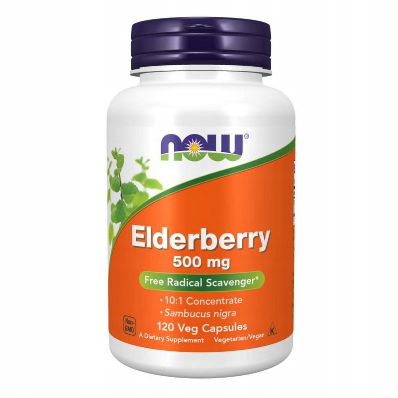 NOW Foods Czarny Bez – Naturalny suplement diety dla zdrowia