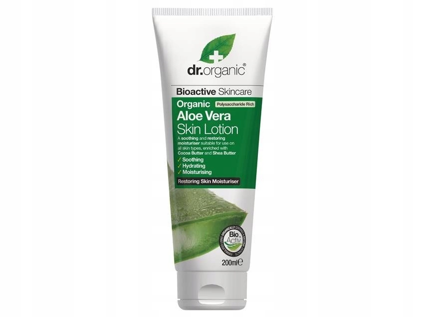 Dr Organic Aloe Vera – Odżywczy lotion do ciała 200 ml