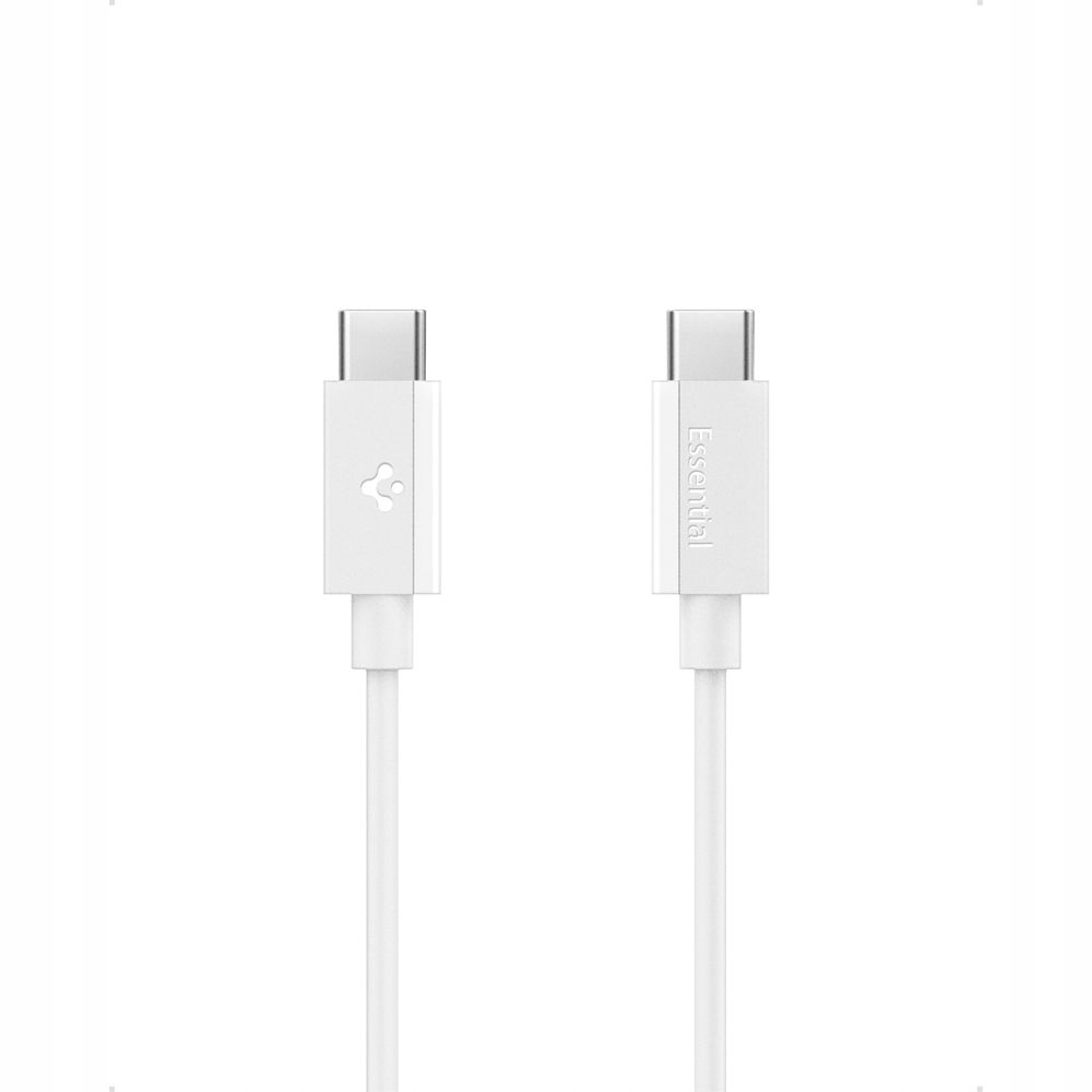 Biały Kabel Spigen USB C 2m – Szybkie ładowanie i niezawodność