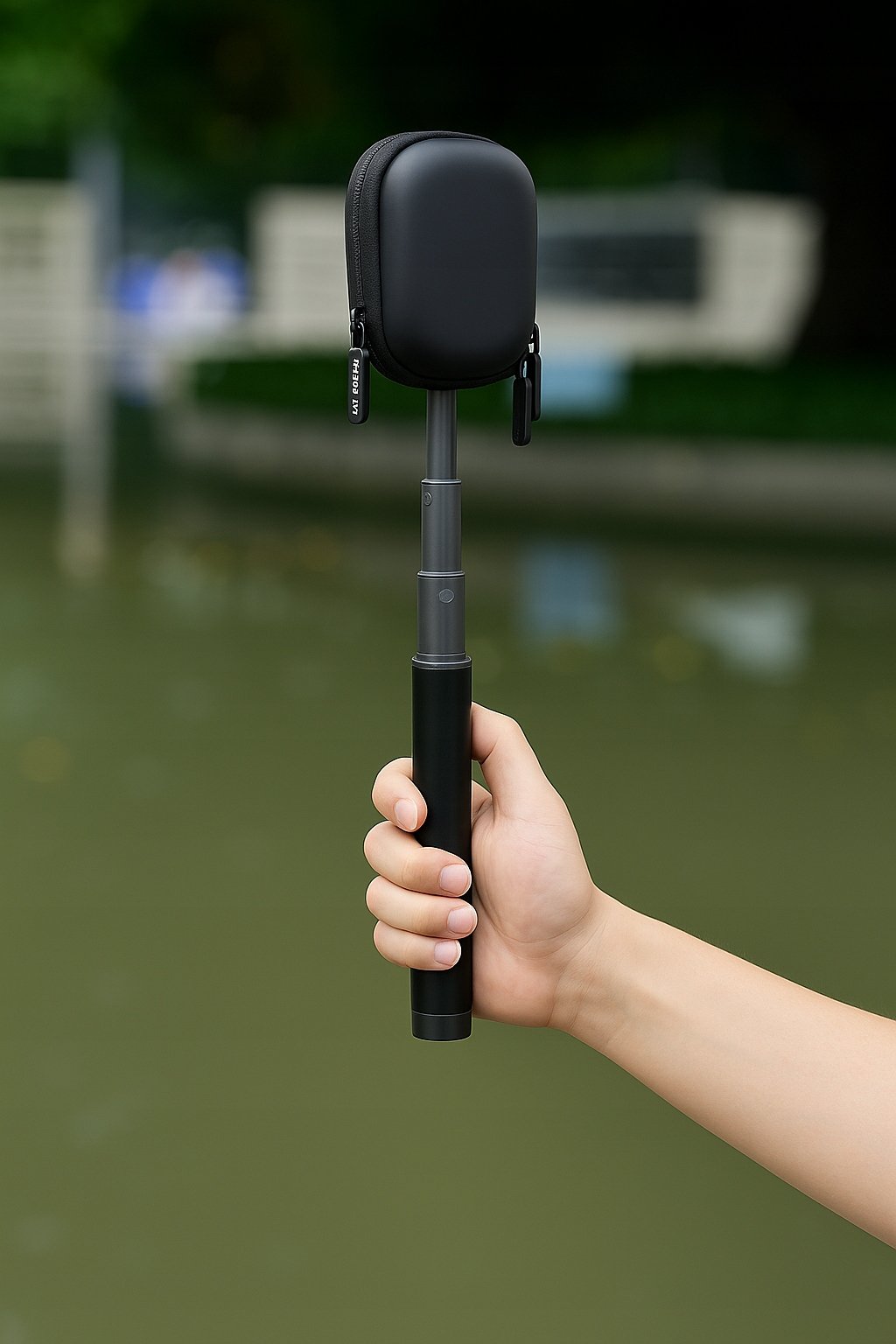 Przenośność z monopodem – Transportuj bez zdejmowania etui