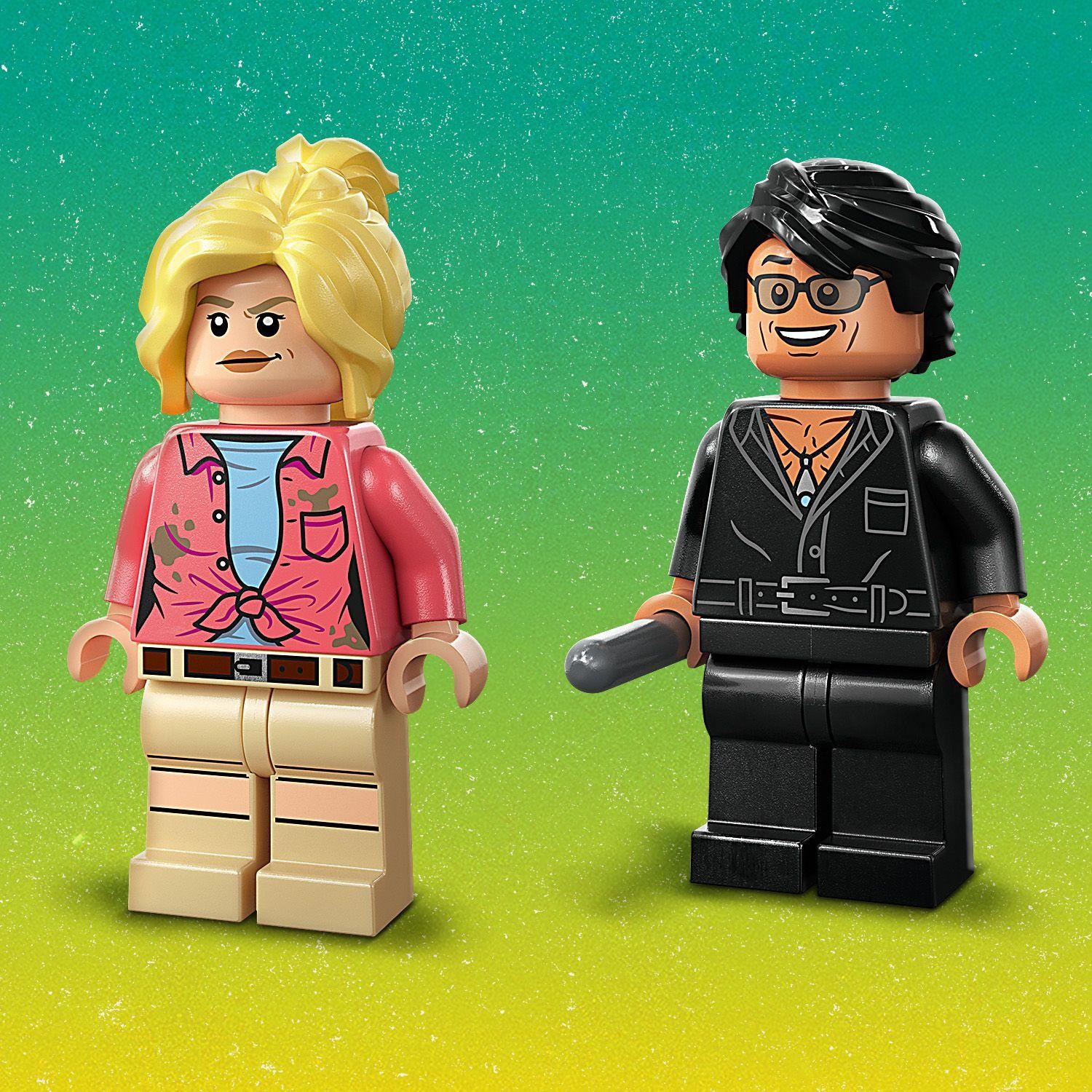 Minifigurki dr Ellie Sattler i Iana Malcolma
