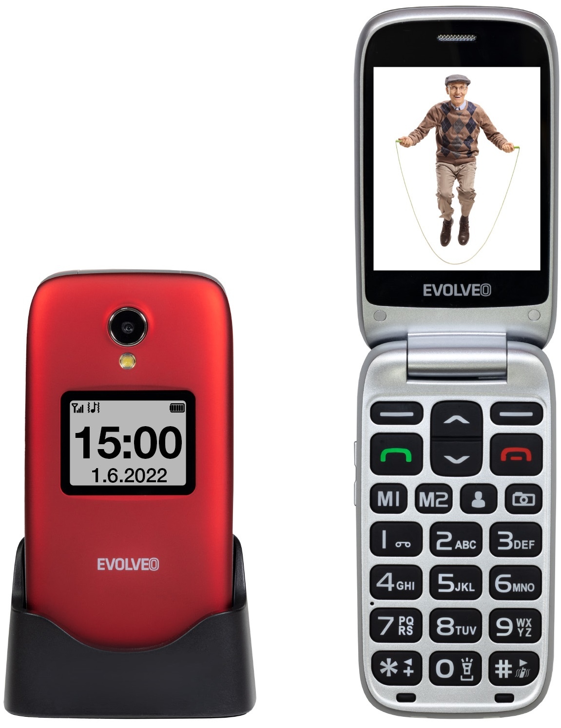 Kluczowe funkcje telefonu Evolveo EasyPhone FS