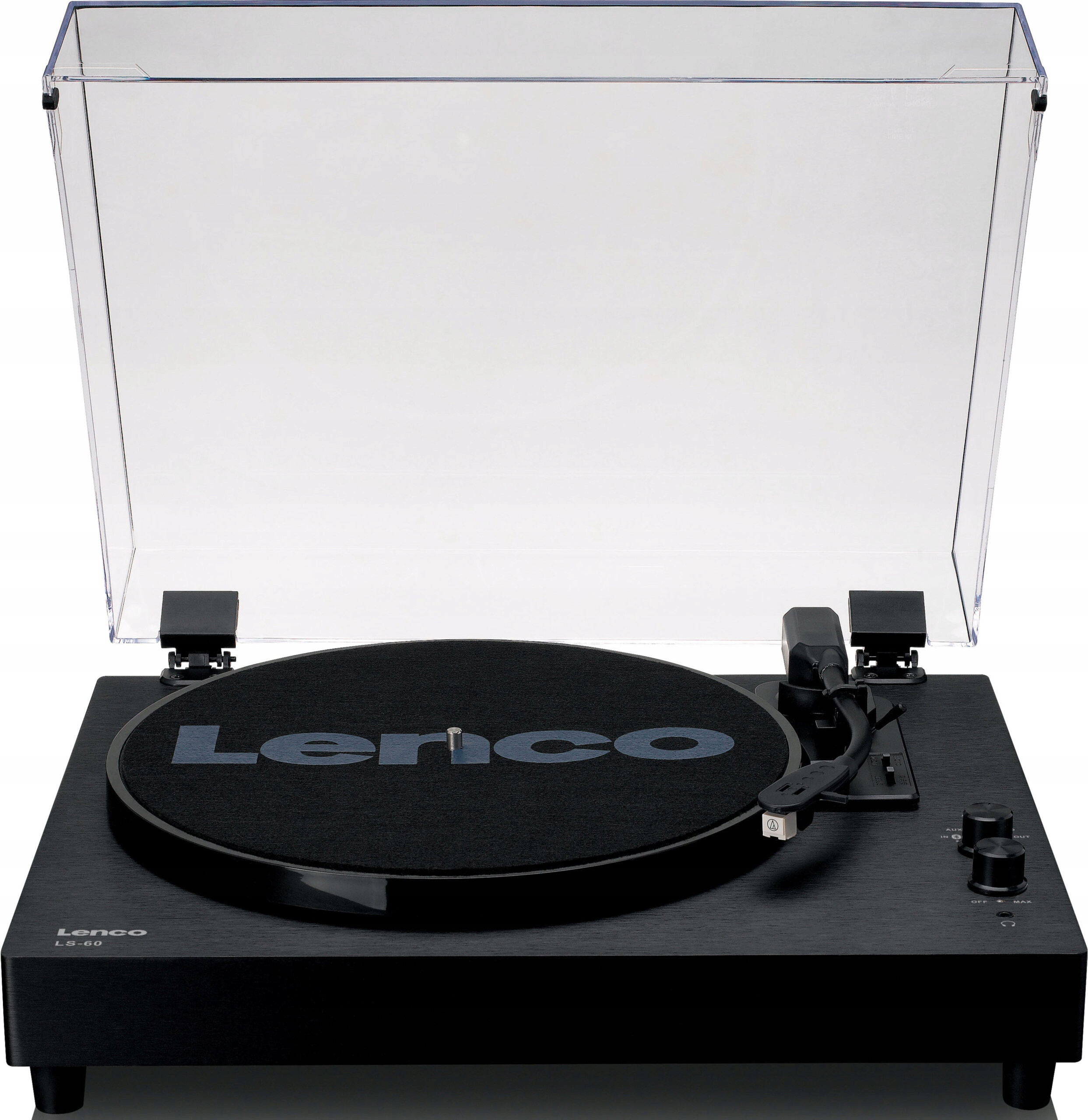 Lenco LS-60BK – Stylowy gramofon z drewnianą obudową i Bluetooth