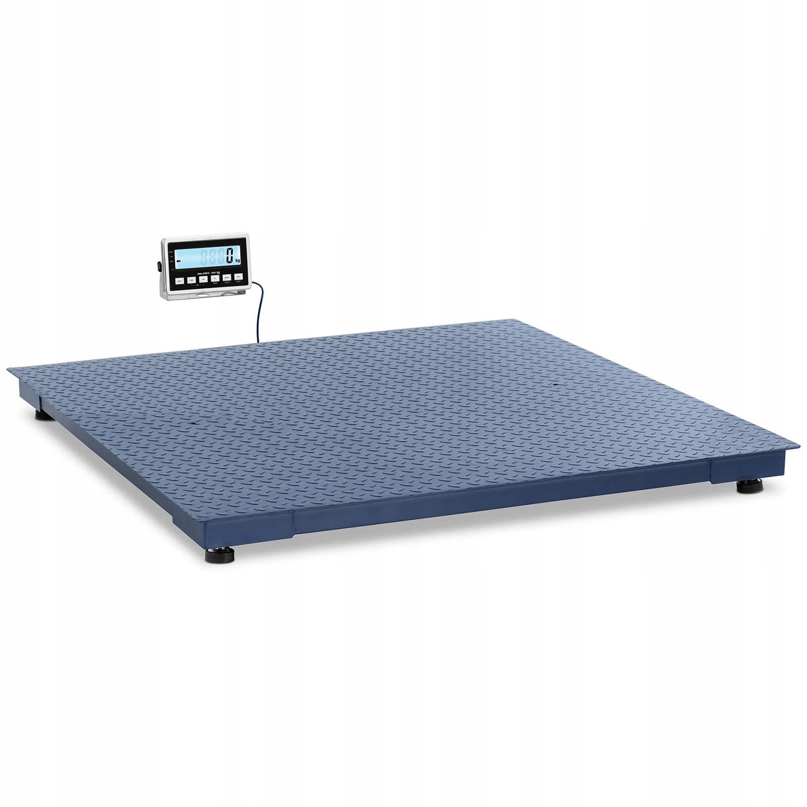 Waga platformowa magazynowa LCD 150 x 150 cm 3000 kg / 1 kg – Idealne rozwiązanie dla magazynów i przemysłu