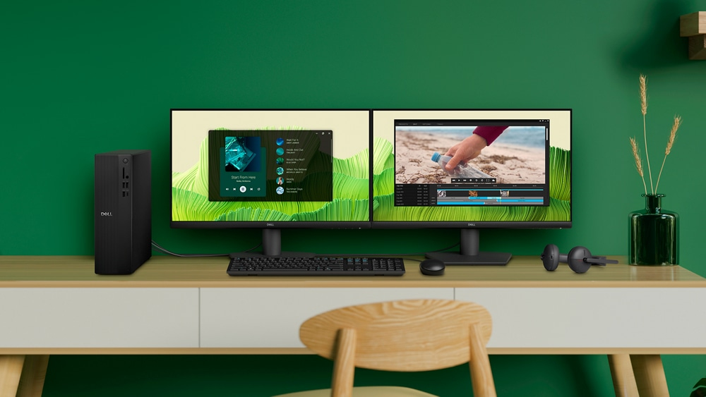 Łatwe podłączanie i obsługa wielu monitorów