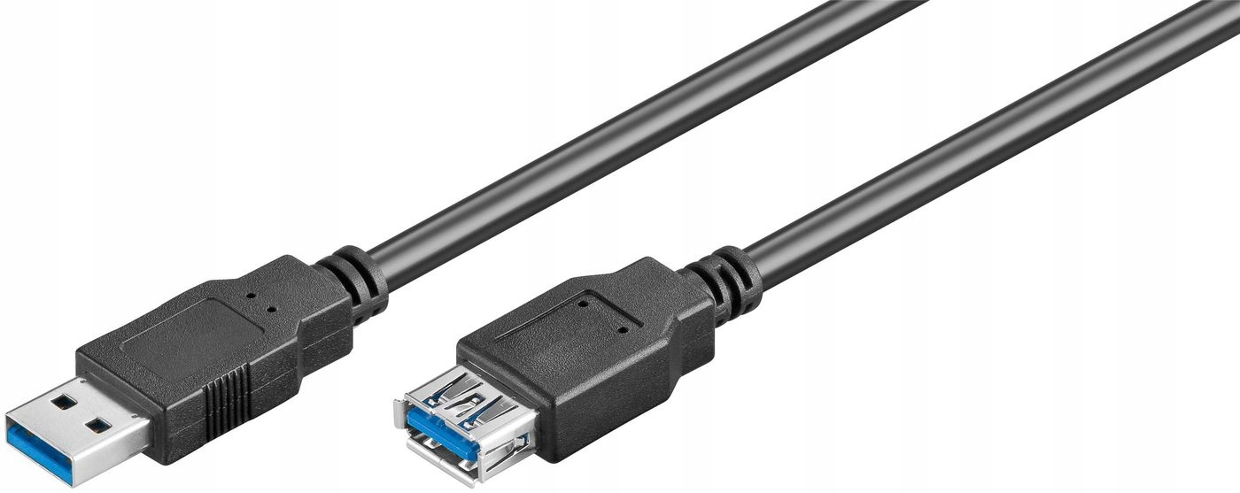 Kabel USB-A - USB-A 5 m Czarny (USB3.0AAF5B) – Wydajność i niezawodność w jednym