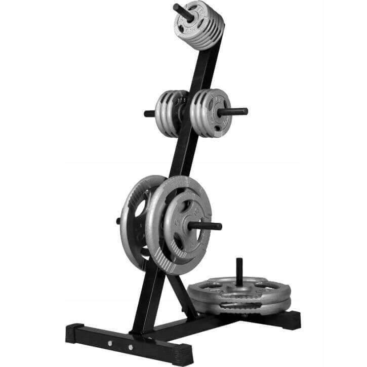 Stojak na talerze obciążenia do ćwiczeń 200 kg – Idealne rozwiązanie dla Twojej siłowni