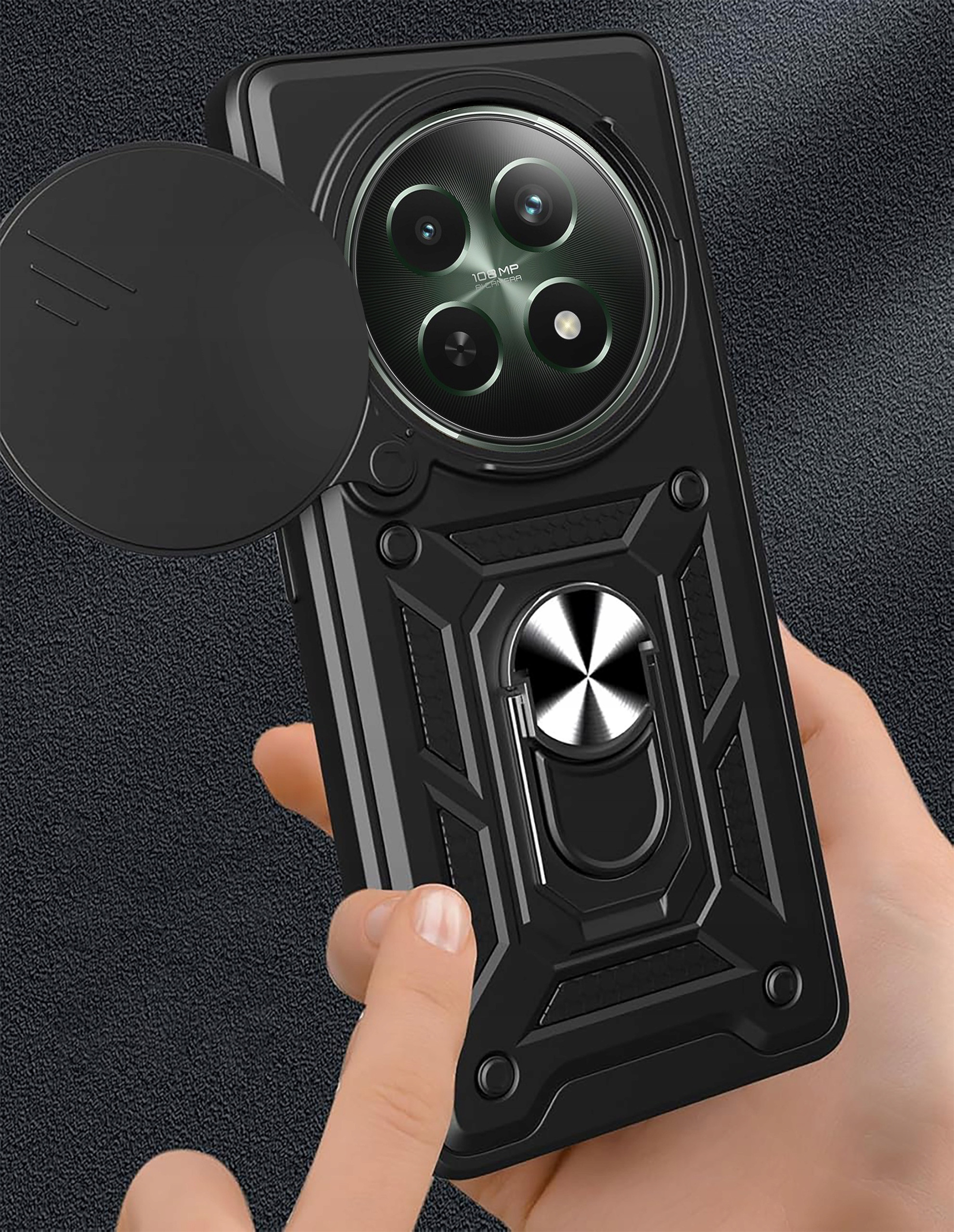 Funkcja stojaka i zaczep na palec