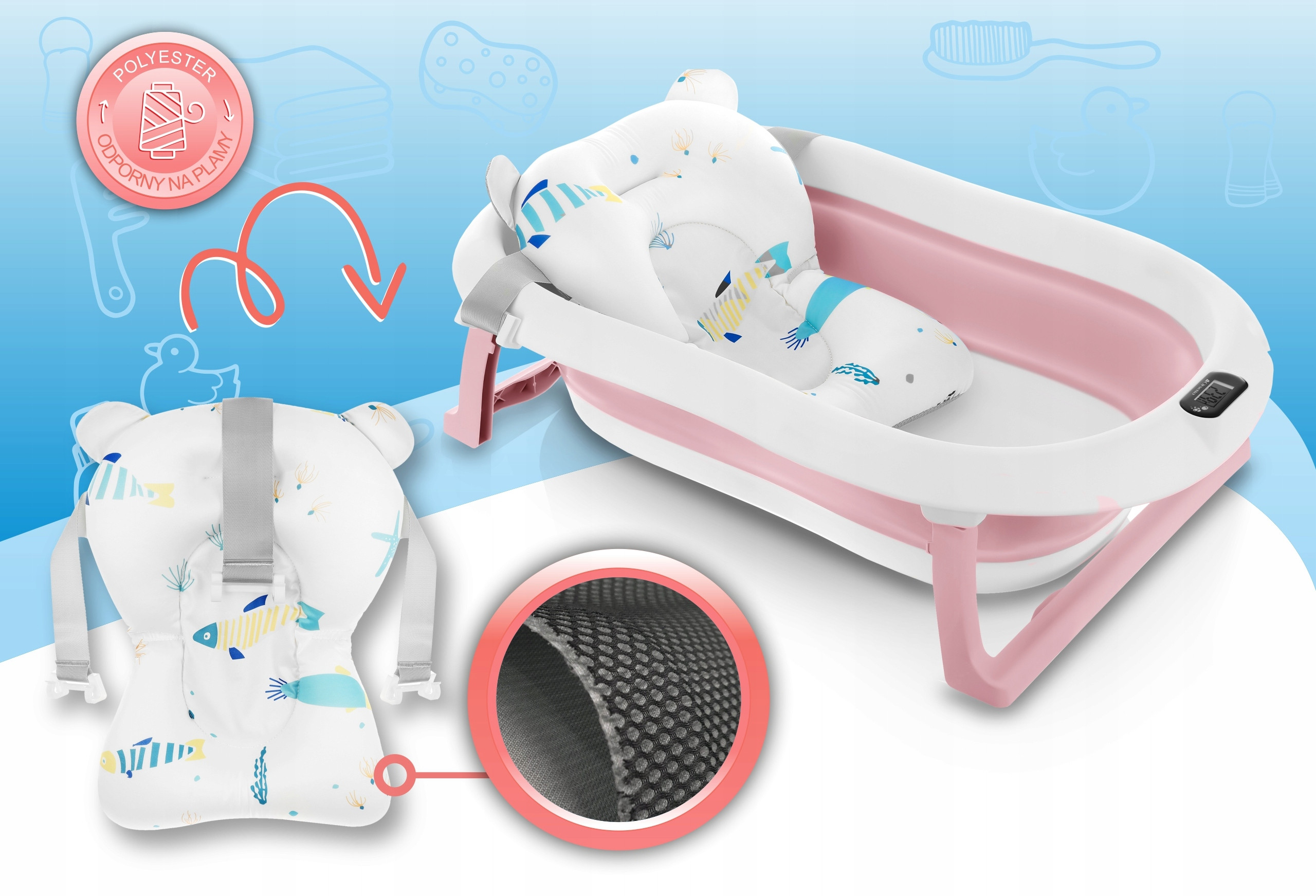 Dodatkowa poduszka na pasach – Wygoda i bezpieczeństwo dla noworodków