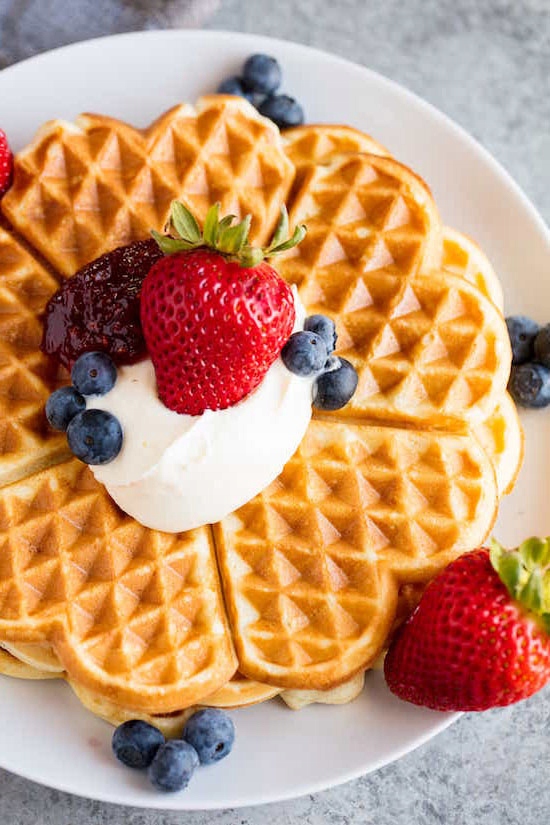 Lampka kontrolna – Informacja o gotowości gofrów