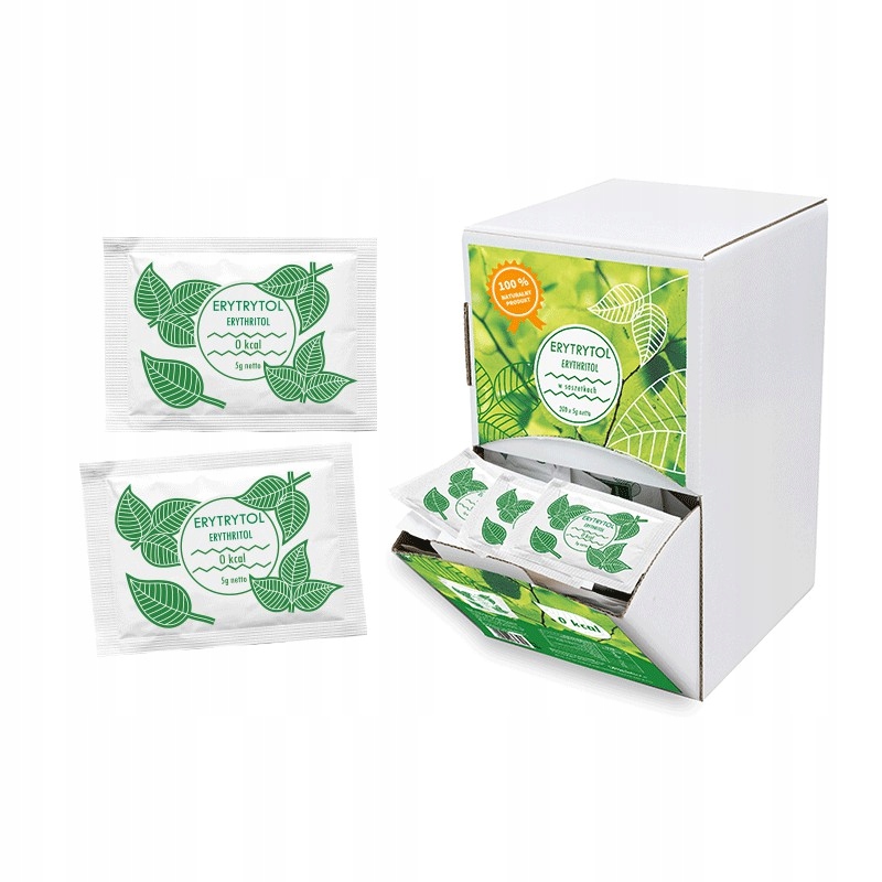 Erytrytol w paluszkach 200x5g – Naturalny* słodzik dla zdrowego stylu życia
