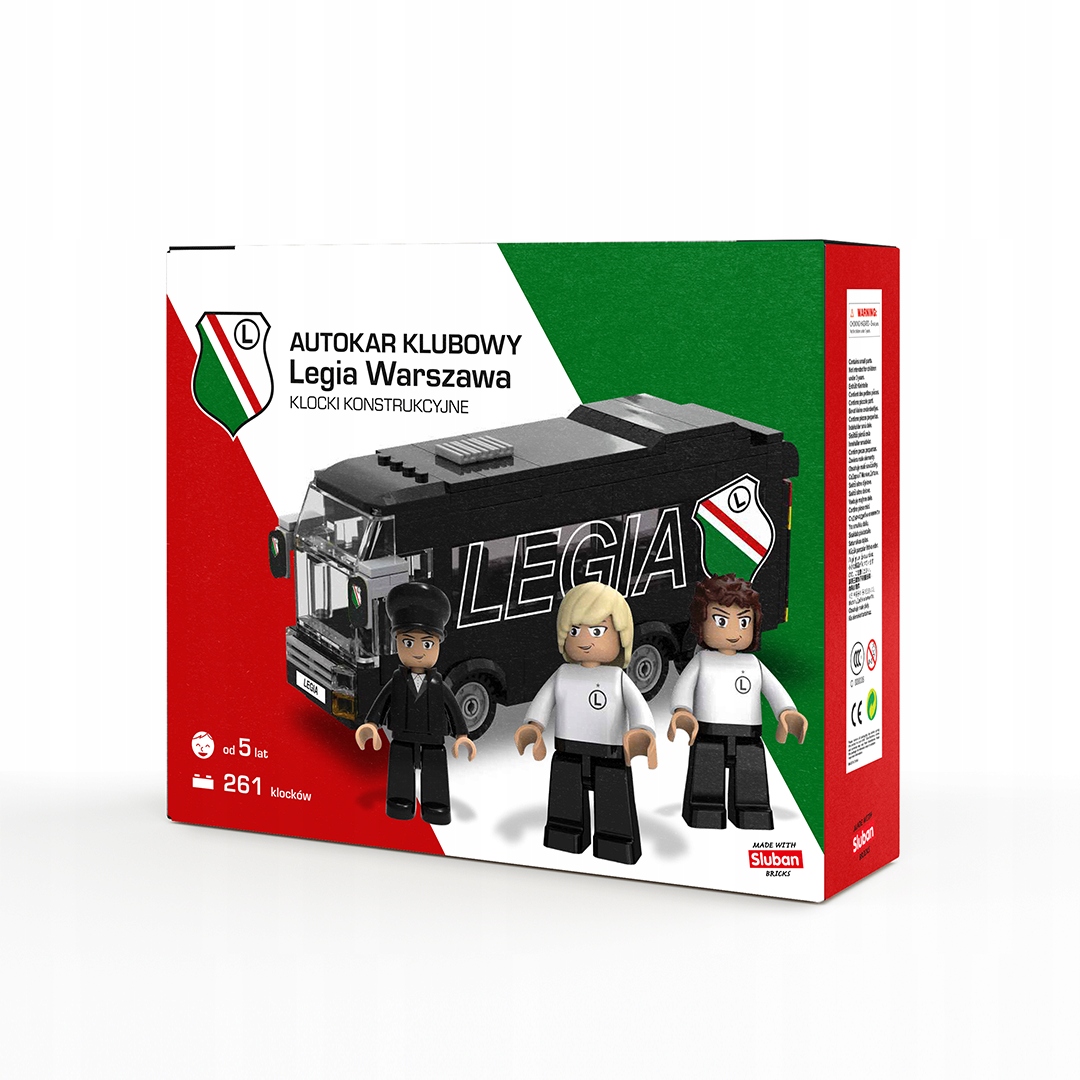 Legia Warszawa Klocki autokar klubowy Legii Warszawa – Nowy model dla fanów