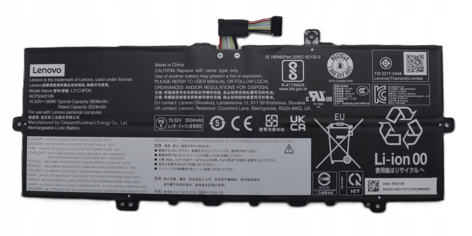 Wydajność i pojemność – 3608 mAh dla długotrwałej pracy