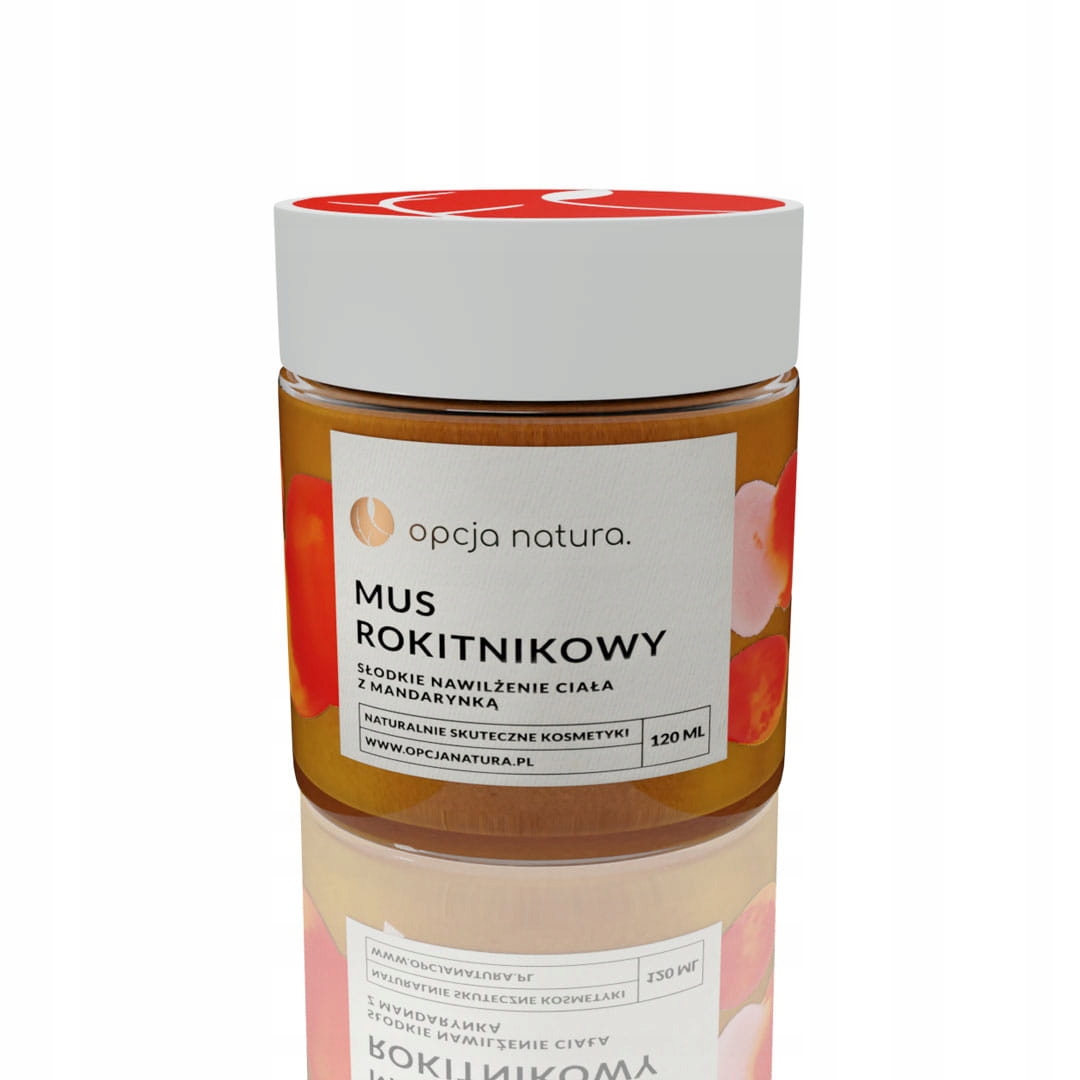 Mus Rokitnikowy Opcja Natura 120ml – Naturalne nawilżenie dla Twojej skóry