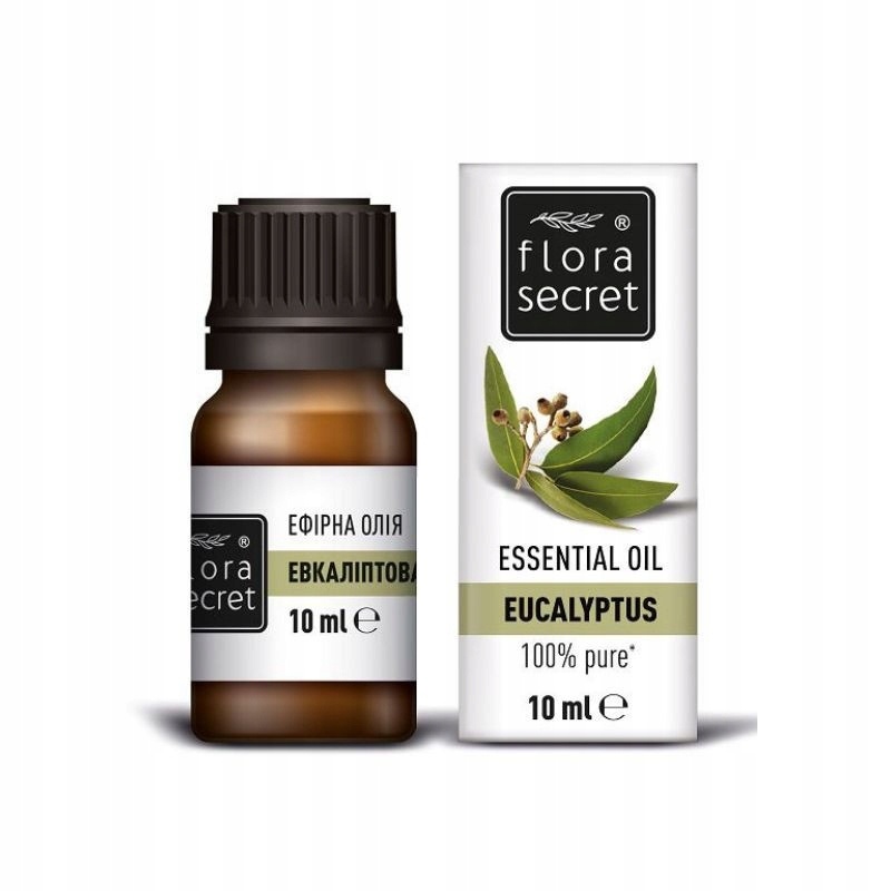 Flora Secret Olejek Eteryczny Eukaliptus 10ml – aromat dla Twojego domu