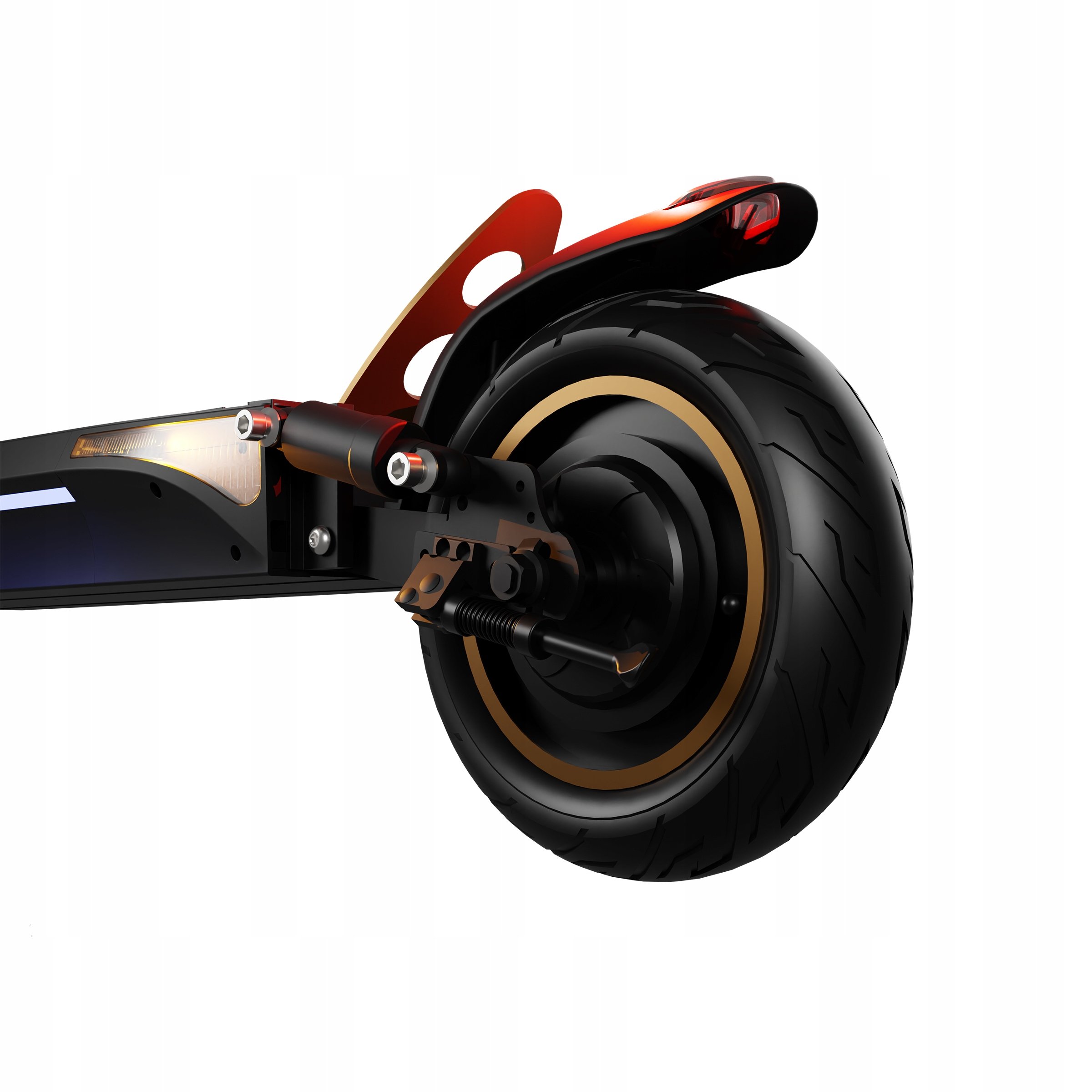 Komfort jazdy dzięki amortyzowanym kołom