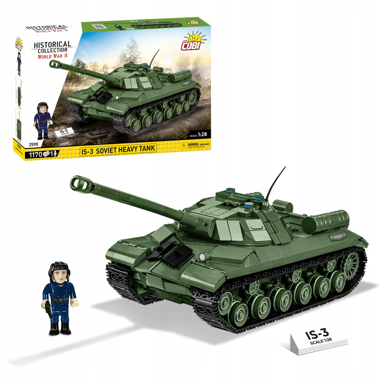 Klocki Cobi IS-3 – Radziecki Czołg Ciężki w Twoim Zasięgu
