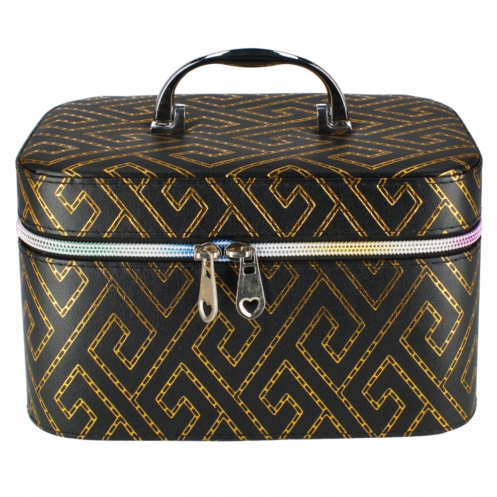 Kuferek M z lusterkiem na zamek 21x14x13cm – Elegancja i funkcjonalność w jednym