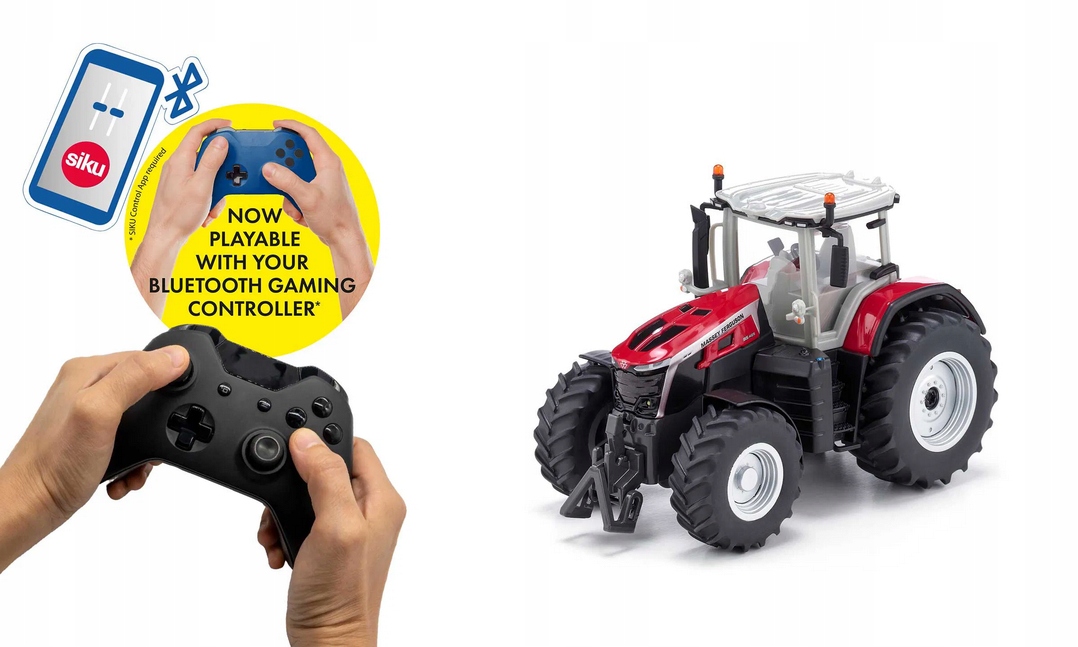 Proporcjonalne sterowanie za pomocą aplikacji i pilota Bluetooth