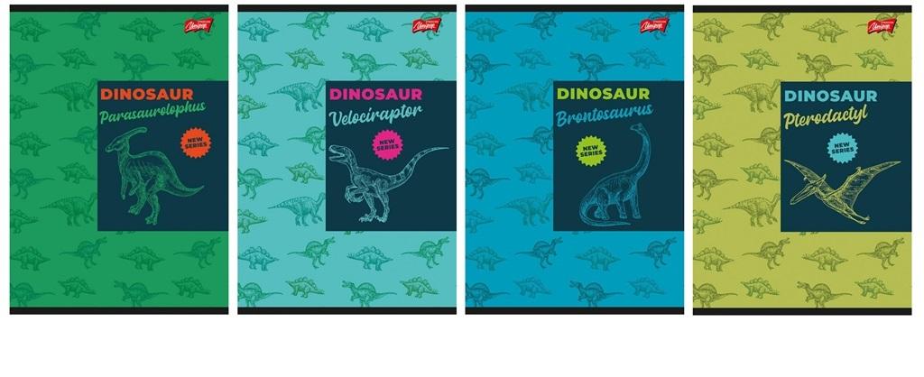 Zeszyt A5 16k linia podwójna laminowany Dinozaur p15 mix – Idealny wybór dla uczniów