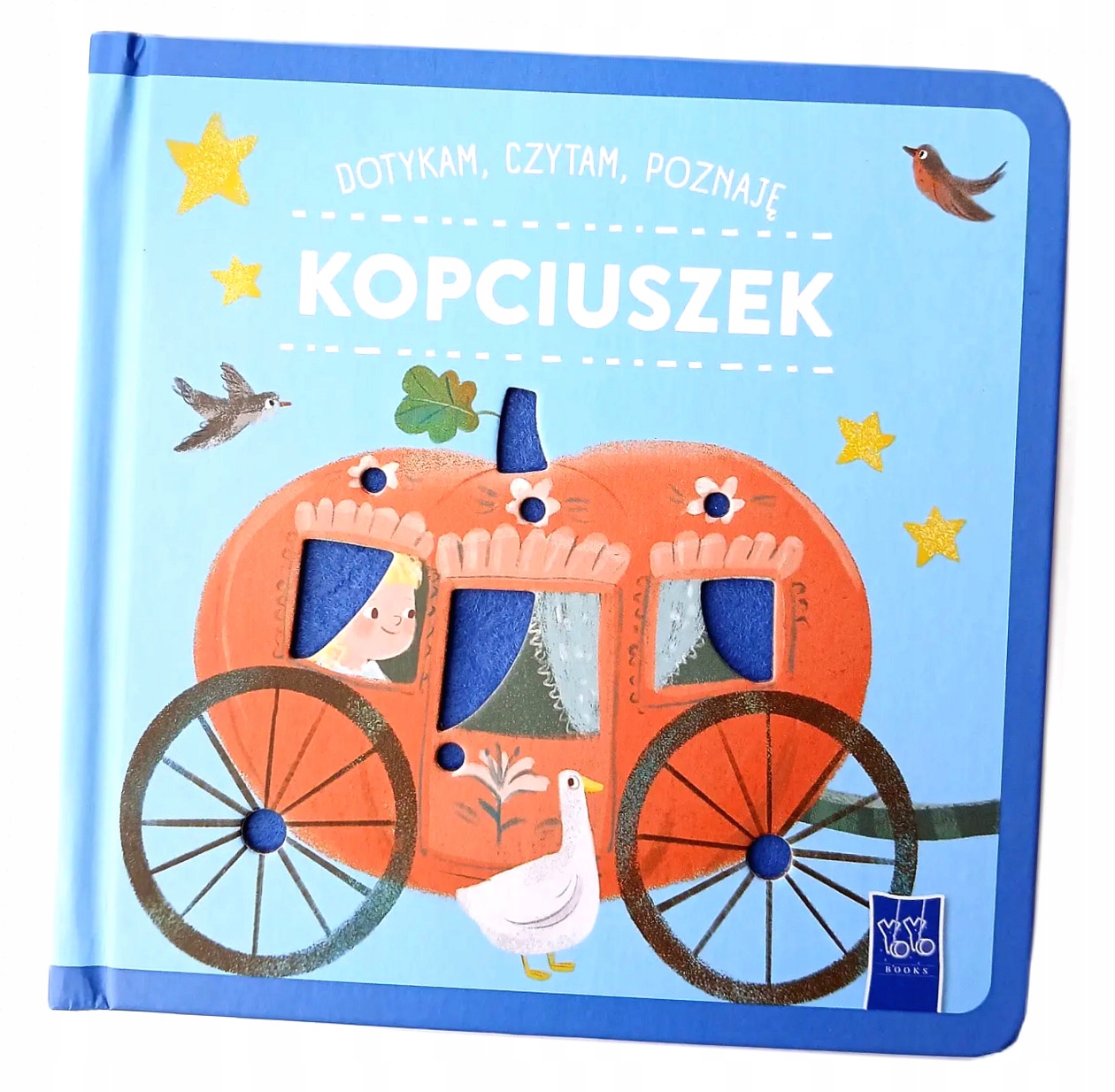 Dotykam, czytam, poznaję bajki. Kopciuszek – Interaktywna przygoda dla najmłodszych