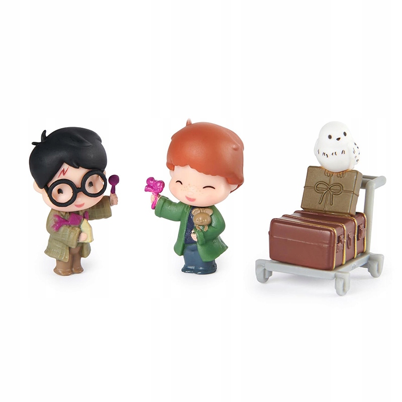 Zestaw mikrofigurek: Harry, Ron i Hedwiga