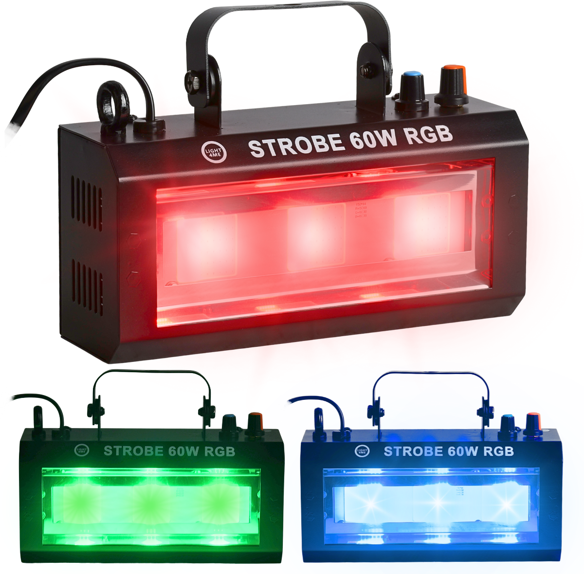 LIGHT4ME STROBE 60W RGB – Profesjonalny stroboskop sceniczny dla DJ-ów i eventów