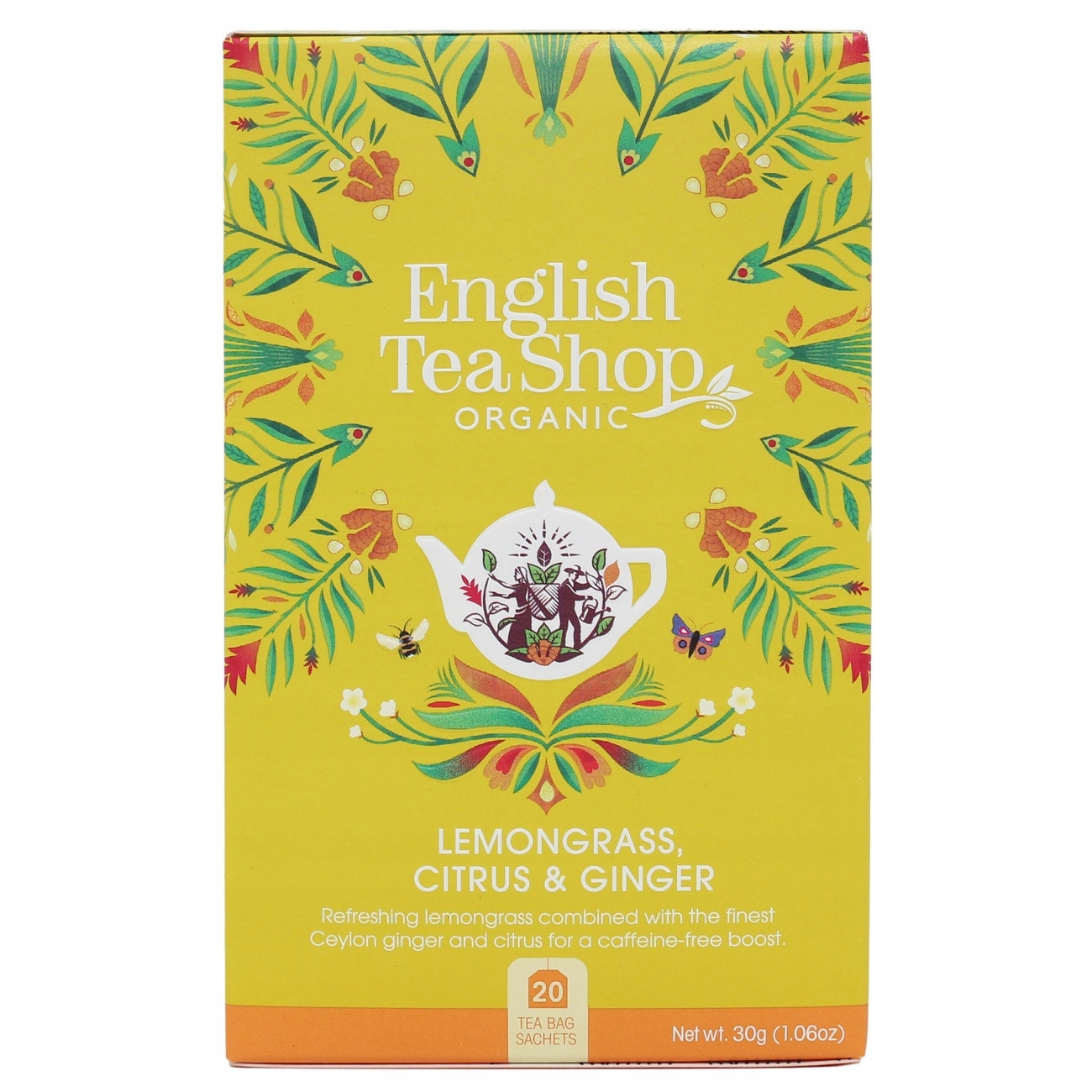 Herbata English Tea Shop – Lemongrass, Imbir i Cytrusy w 20 saszetkach
