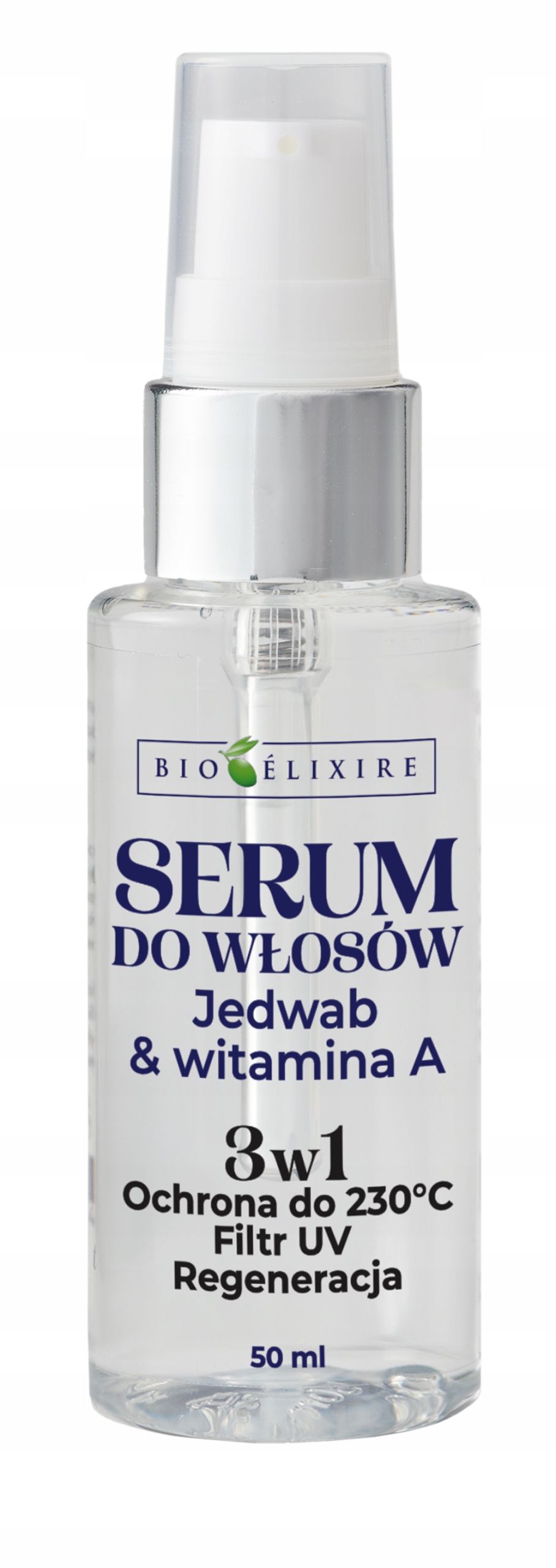 BIOELIXIRE Jedwab z Witaminą A – Olejek do włosów 50ml dla zdrowych i lśniących włosów