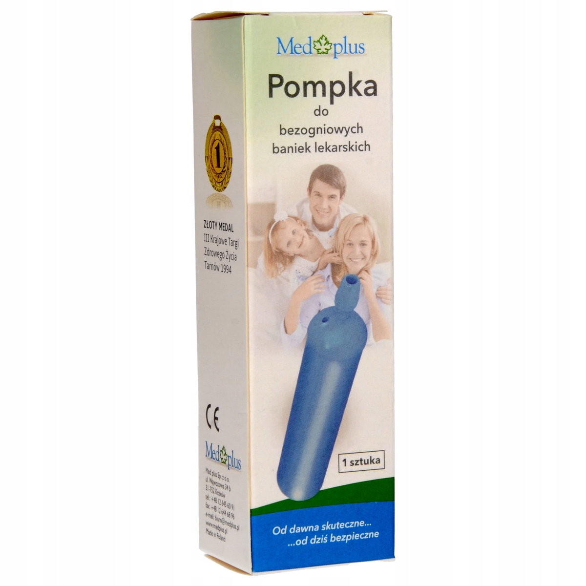 Pompka Ergonomiczna do Baniek Bezogniowych Med Plus – Skuteczne Leczenie Naturalne
