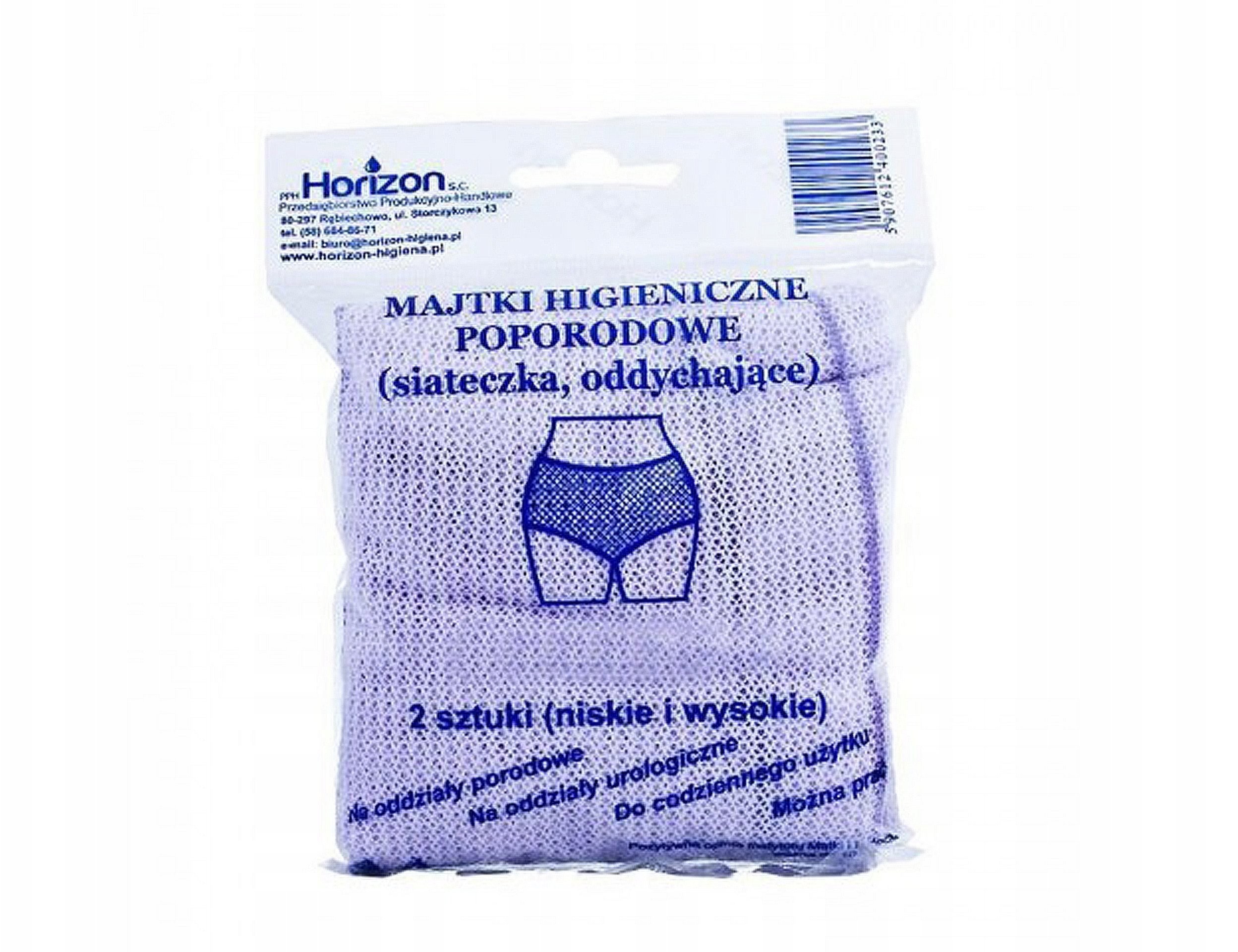 Majtki poporodowe siateczkowe Horizon rozmiar 44-46 – Komfort i higiena po porodzie