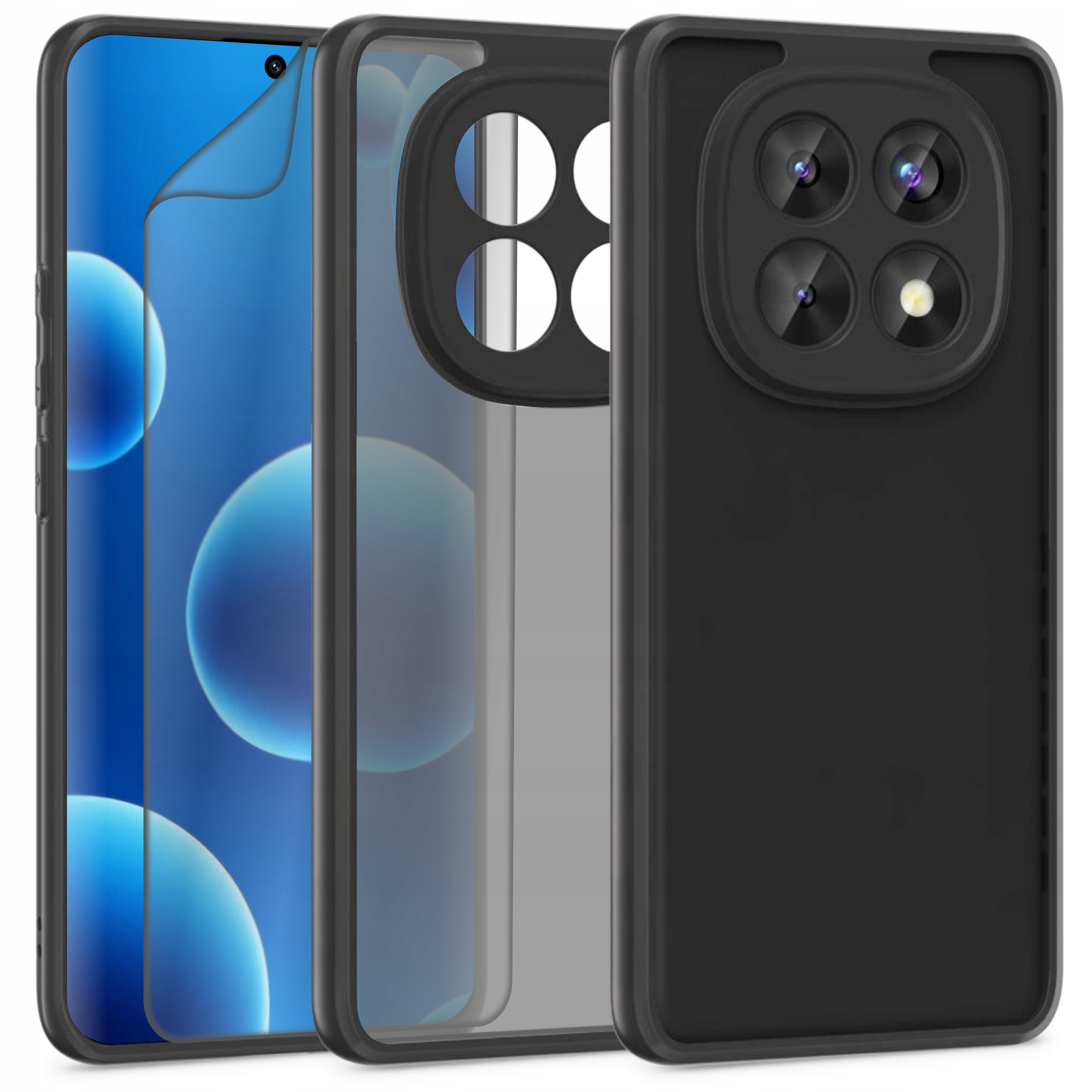 Etui do Xiaomi Redmi Note 14 Pro 5G – Wzmocniona ochrona w matowym czarnym wykończeniu