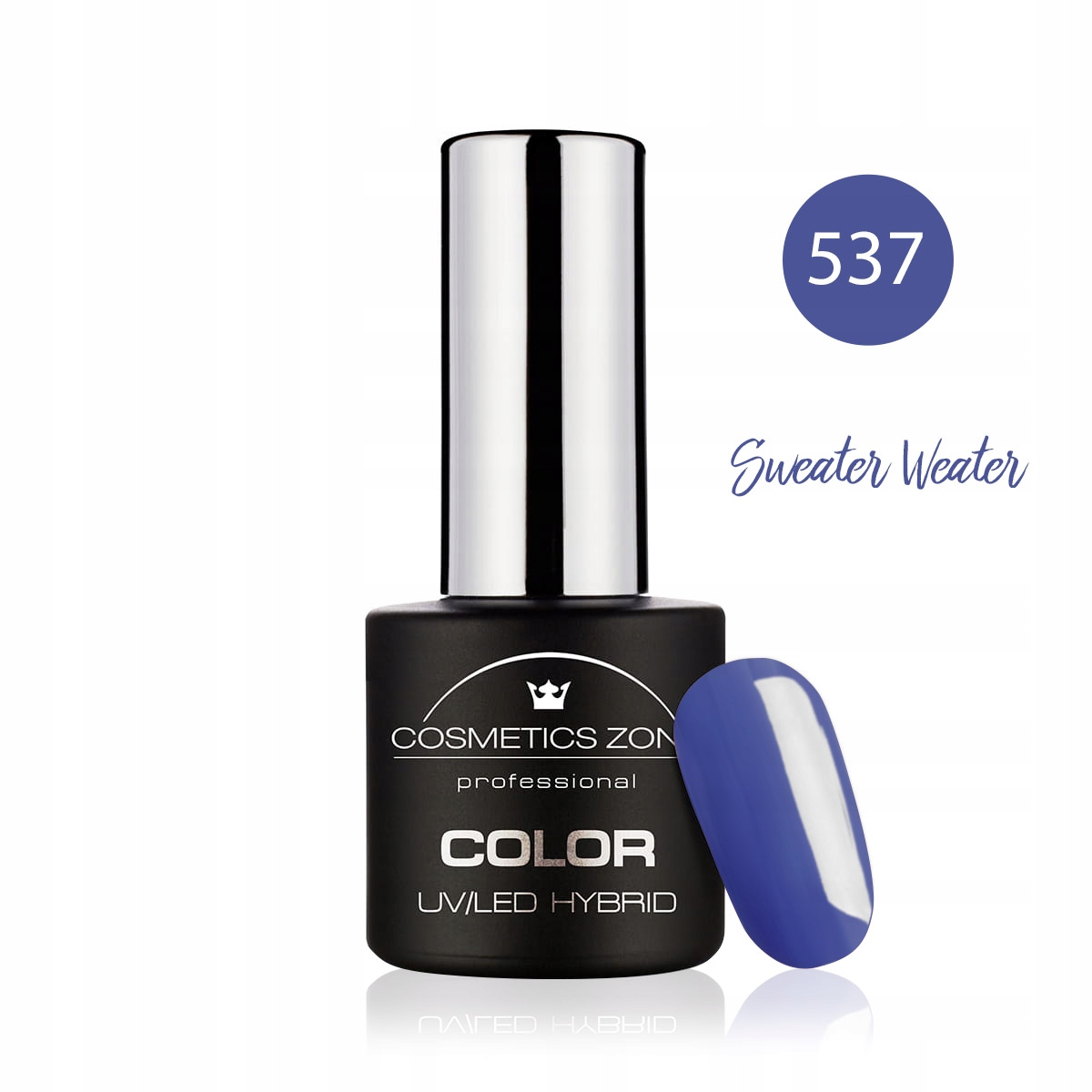 COSMETICS ZONE LAKIER HYBRYDOWY KOLOR 7ML NR 537 Marka Cosmetics Zone