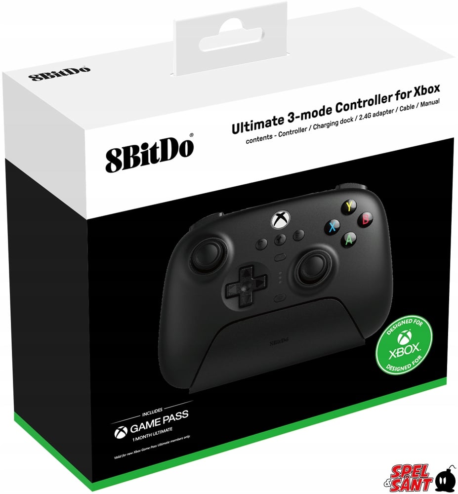 8BitDo Ultimate 3-Mode Wired Game Controller – Wszechstronny kontroler do gier