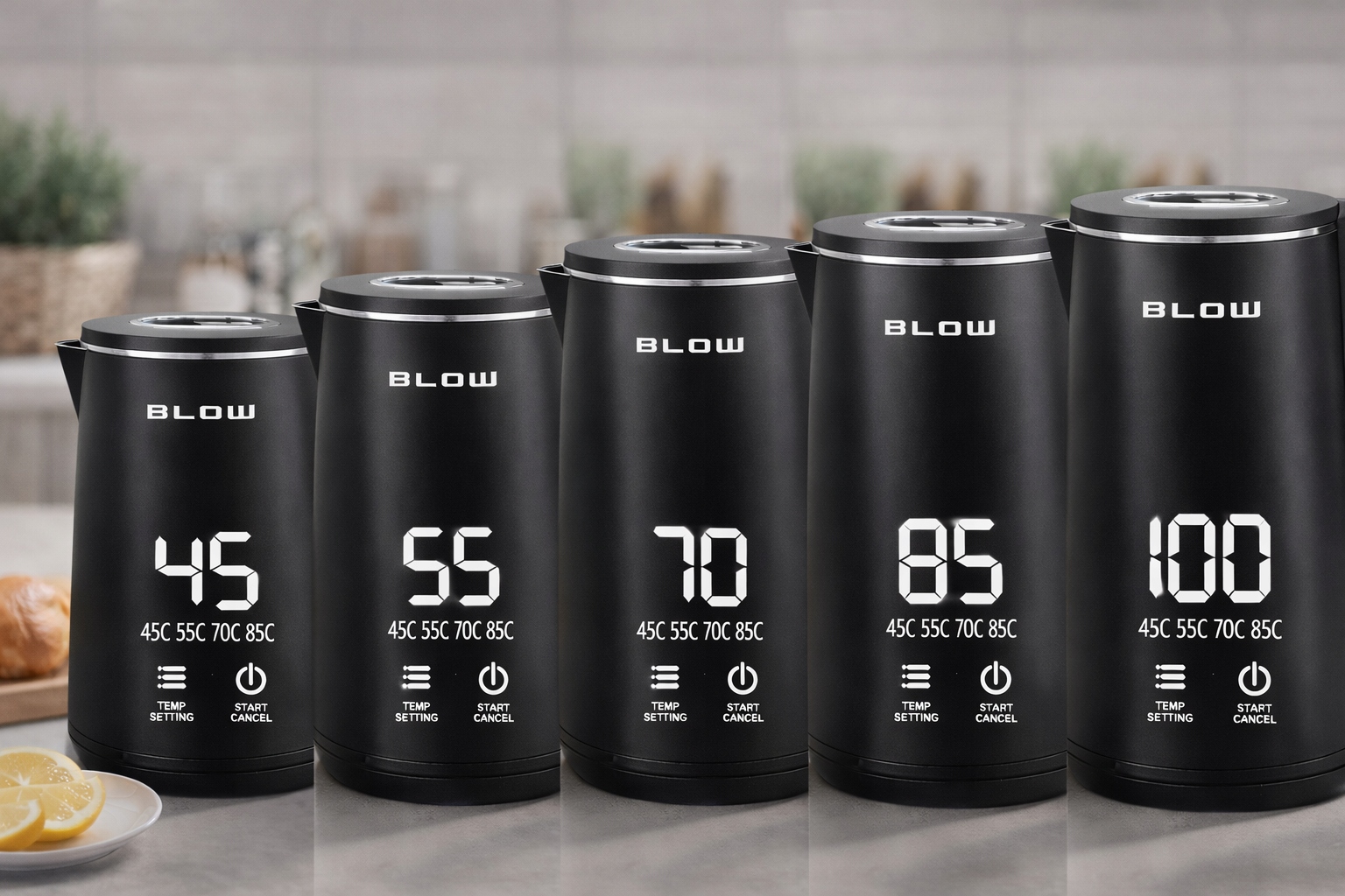 Precyzyjna regulacja temperatury – 5 poziomów dla każdego napoju