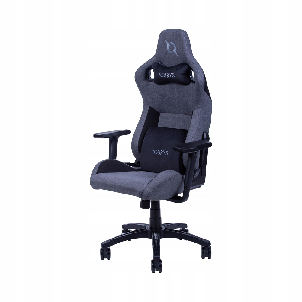 AQIRYS Fotel gamingowy FENRIR grey/black – Elegancja i komfort w jednym