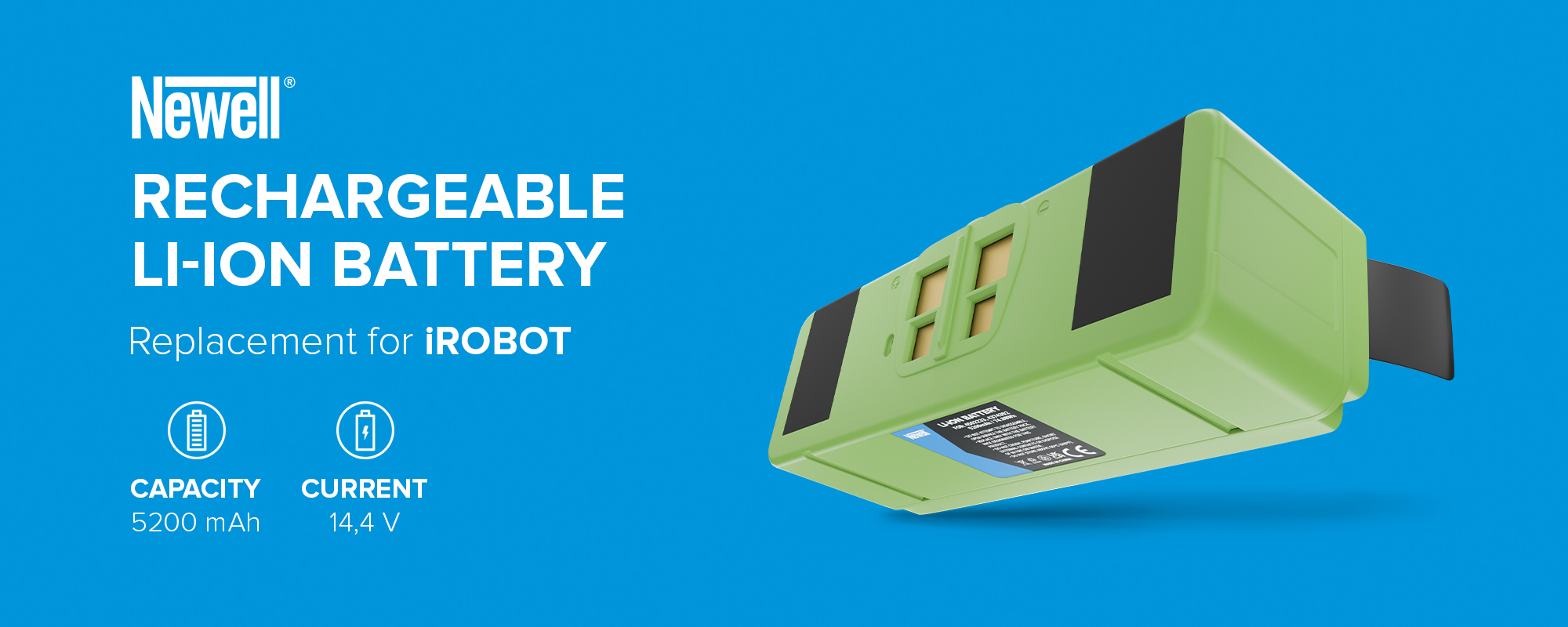 Akumulator Newell zamiennik 2130LI, 4374392, 4376392, 4462425, 4502233 do iRobot