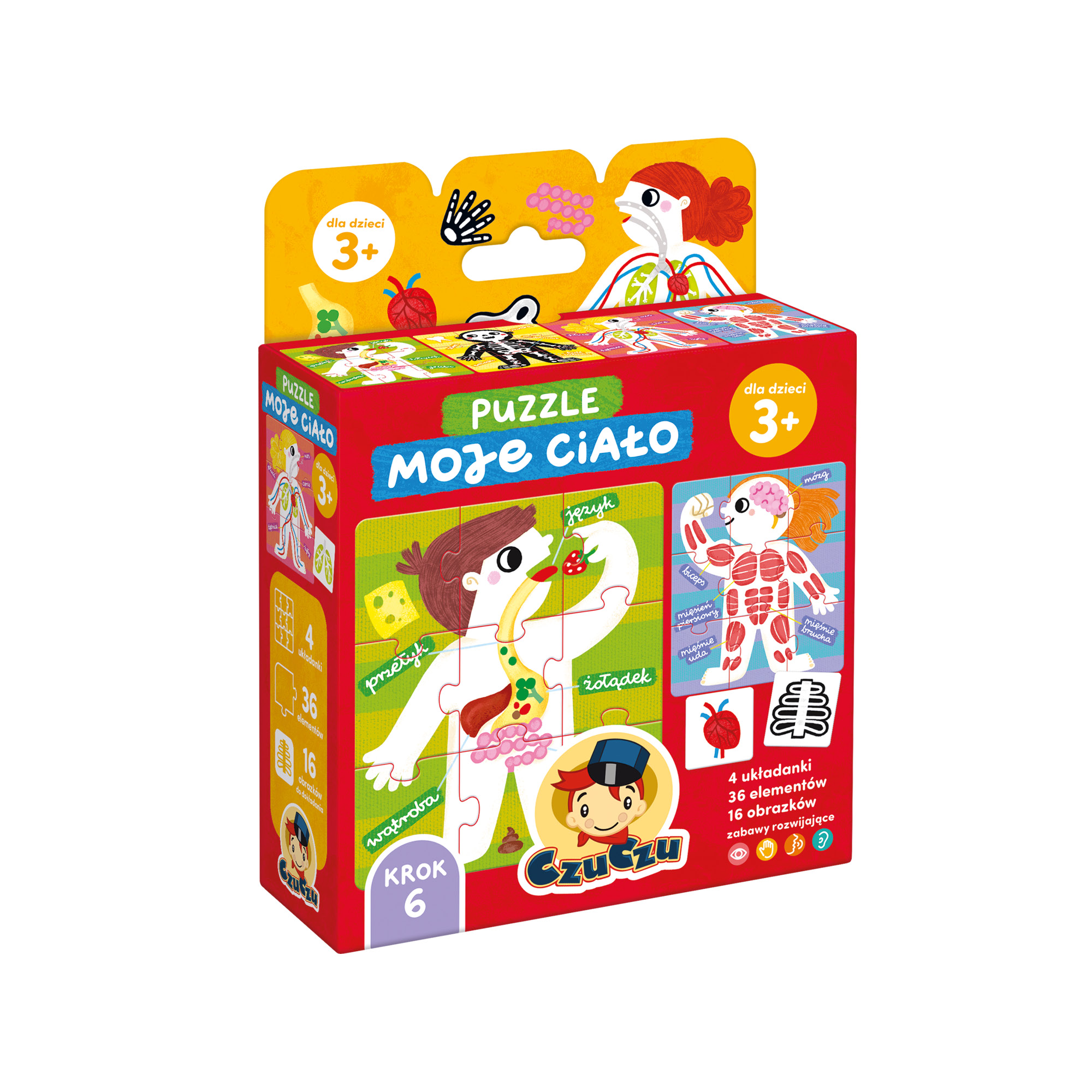 CzuCzu Puzzle Moje Ciało – Edukacyjna zabawa dla dzieci 3+