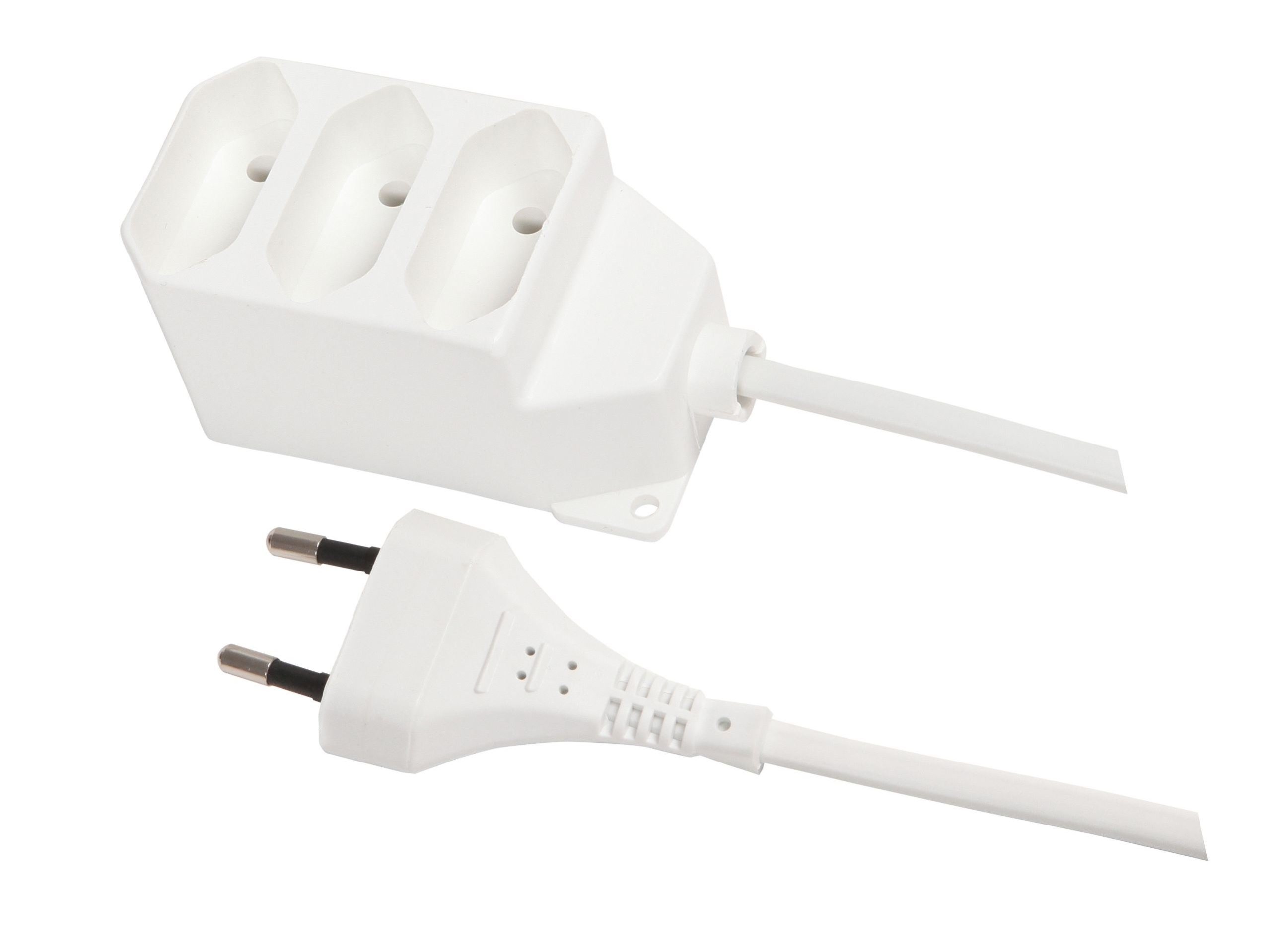 Przedłużacz 3-gniazda b/u Euro 2,5A 3m /OMYp 2x0,75/ biały PS-362 P – Idealne rozwiązanie dla Twojego domu i biura