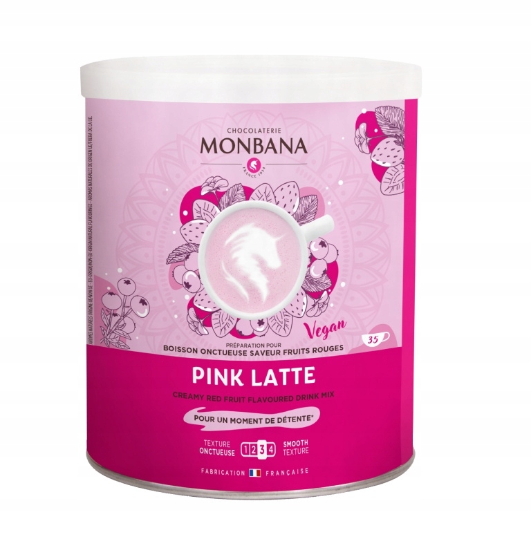 Monbana Pink Latte 500g – Wegański napój o wyjątkowym smaku