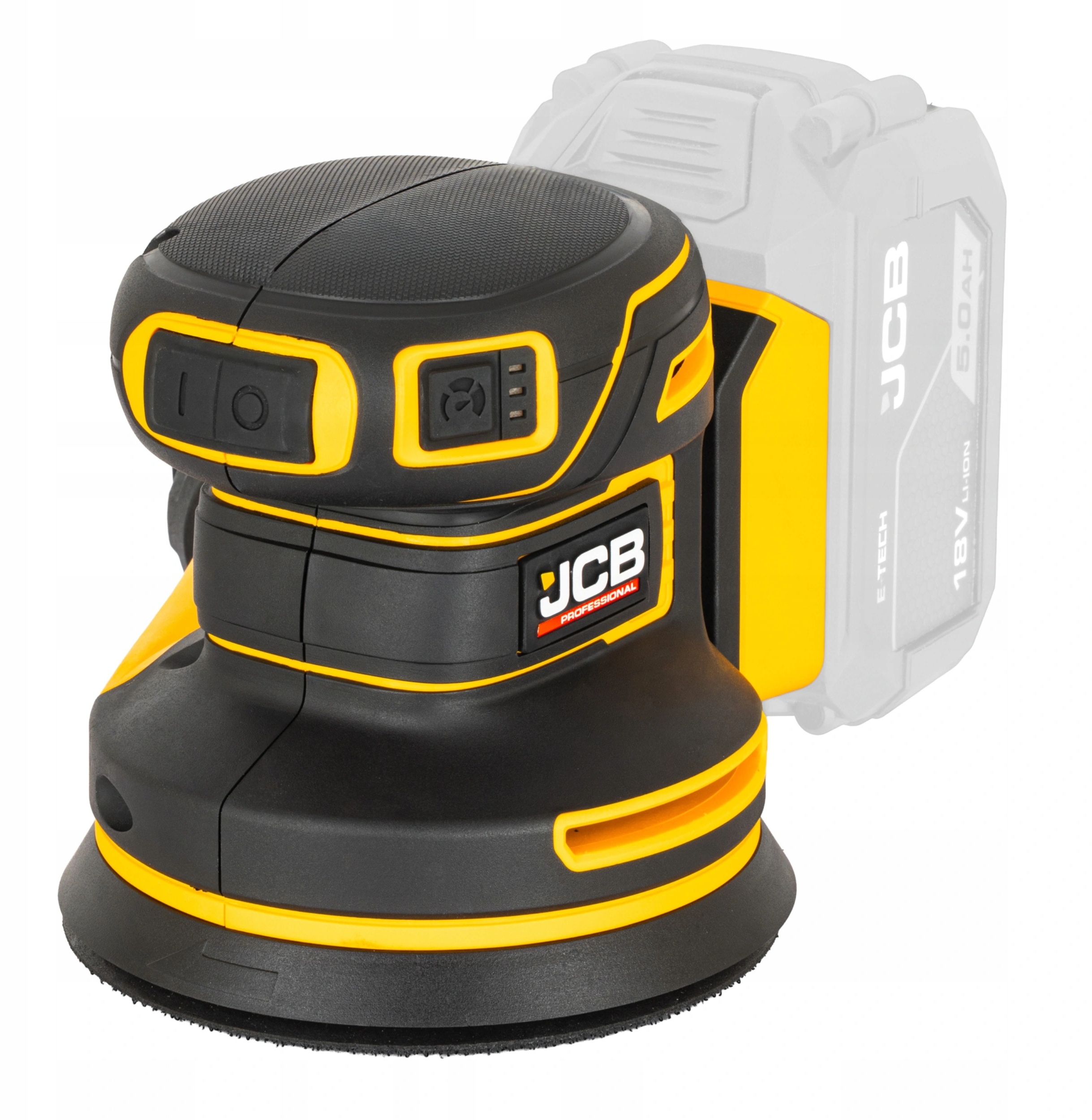 JCB Professional 18V Szlifierka Mimośrodowa 125 mm – Idealne narzędzie do wykończeń