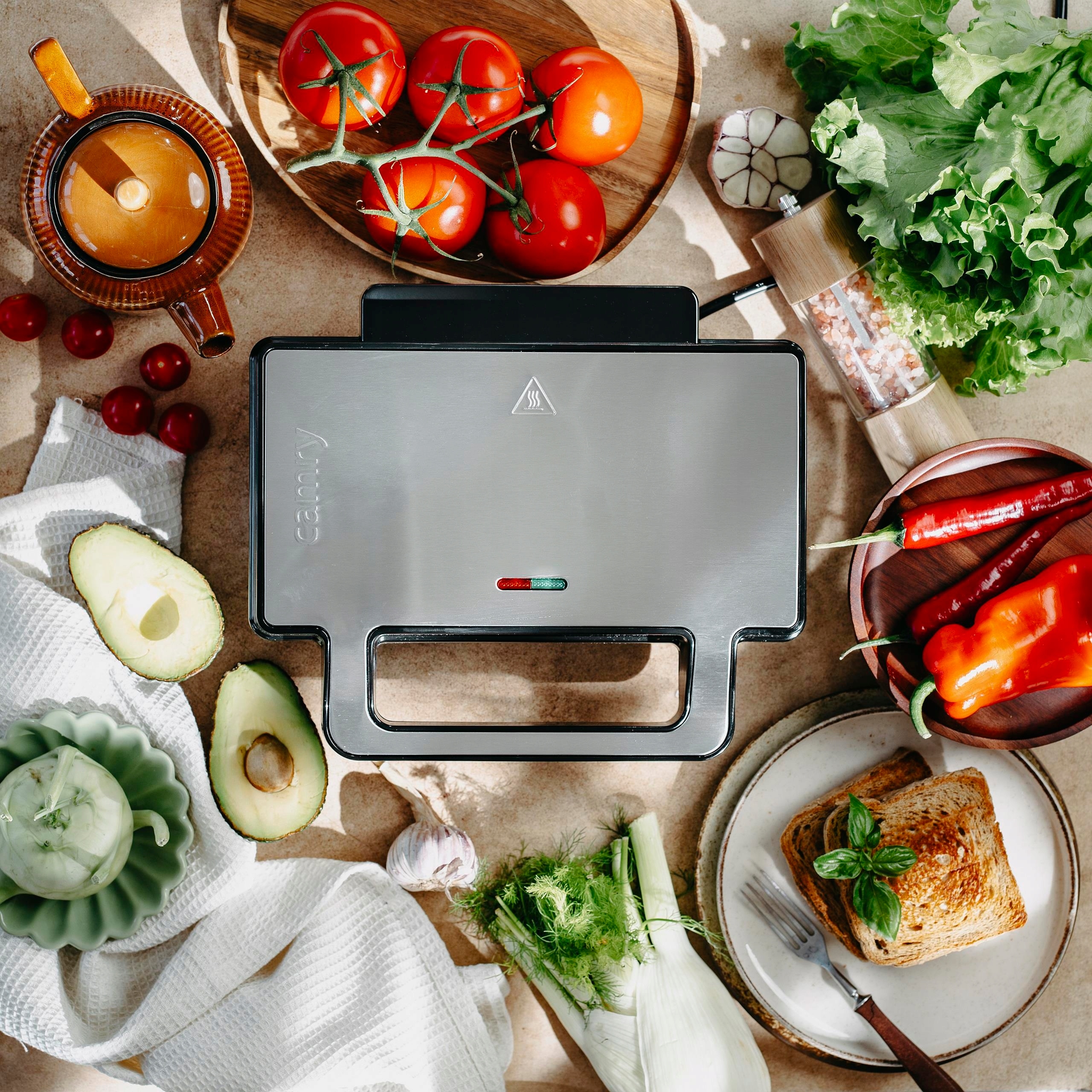 Opiekacz Do Kanapek 2W1 Panini Grill Elektryczny Toster 1400W – Idealny do Twojej Kuchni