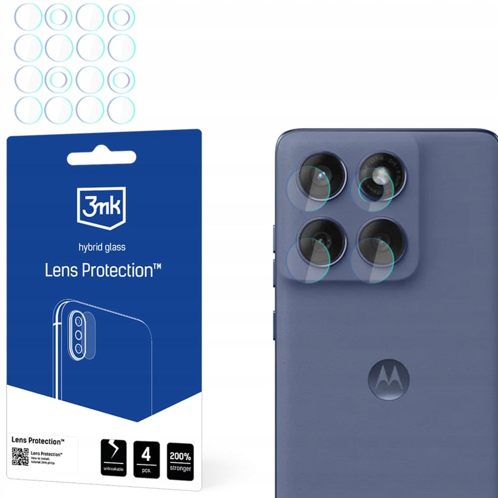 Ochrona na obiektyw aparatu 3MK Lens Protect do Motorola Edge 60 Fusion – Doskonała ochrona dla Twojego aparatu