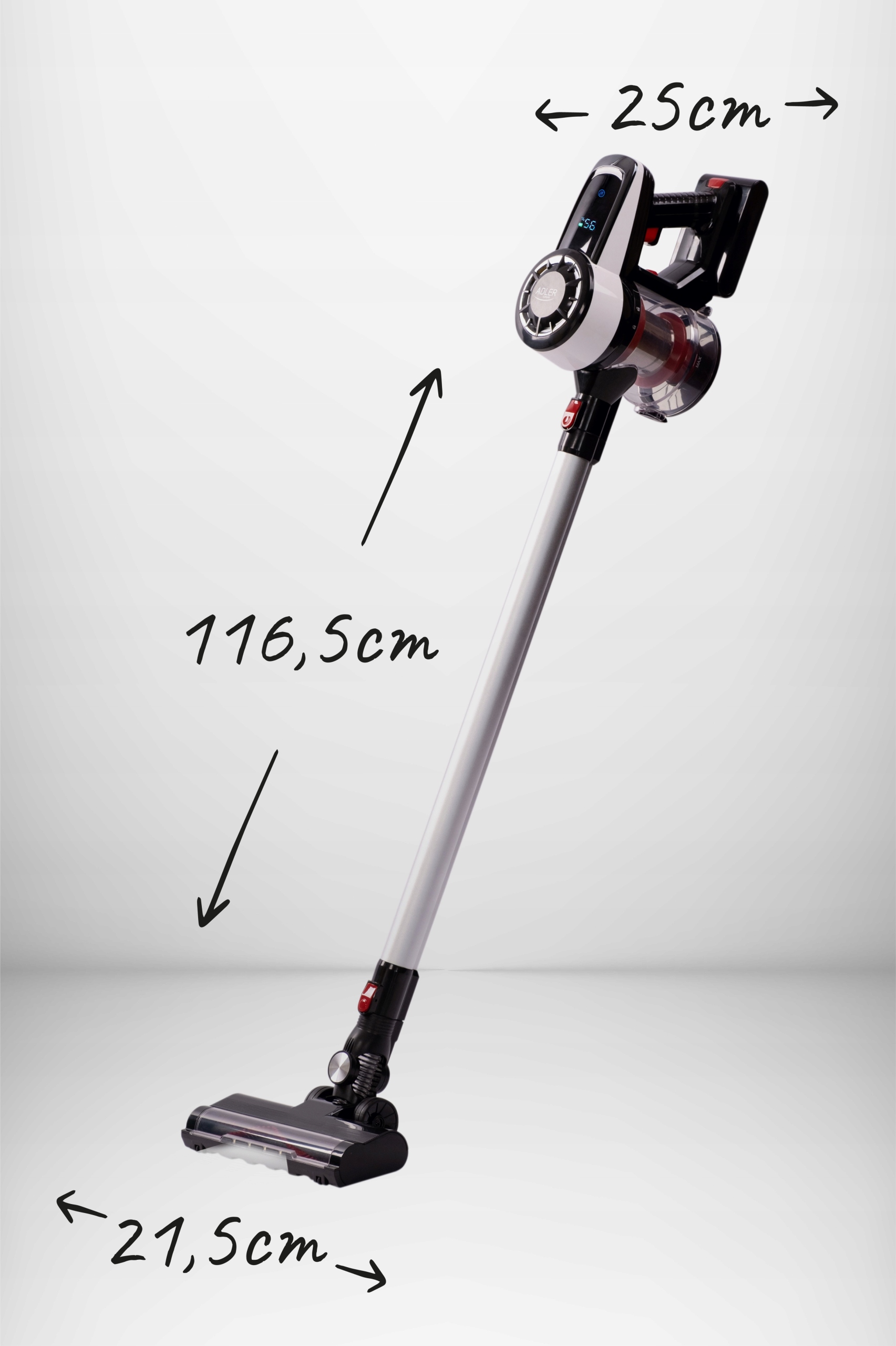 Dwa tryby odkurzania – Pionowy i ręczny dla maksymalnej elastyczności