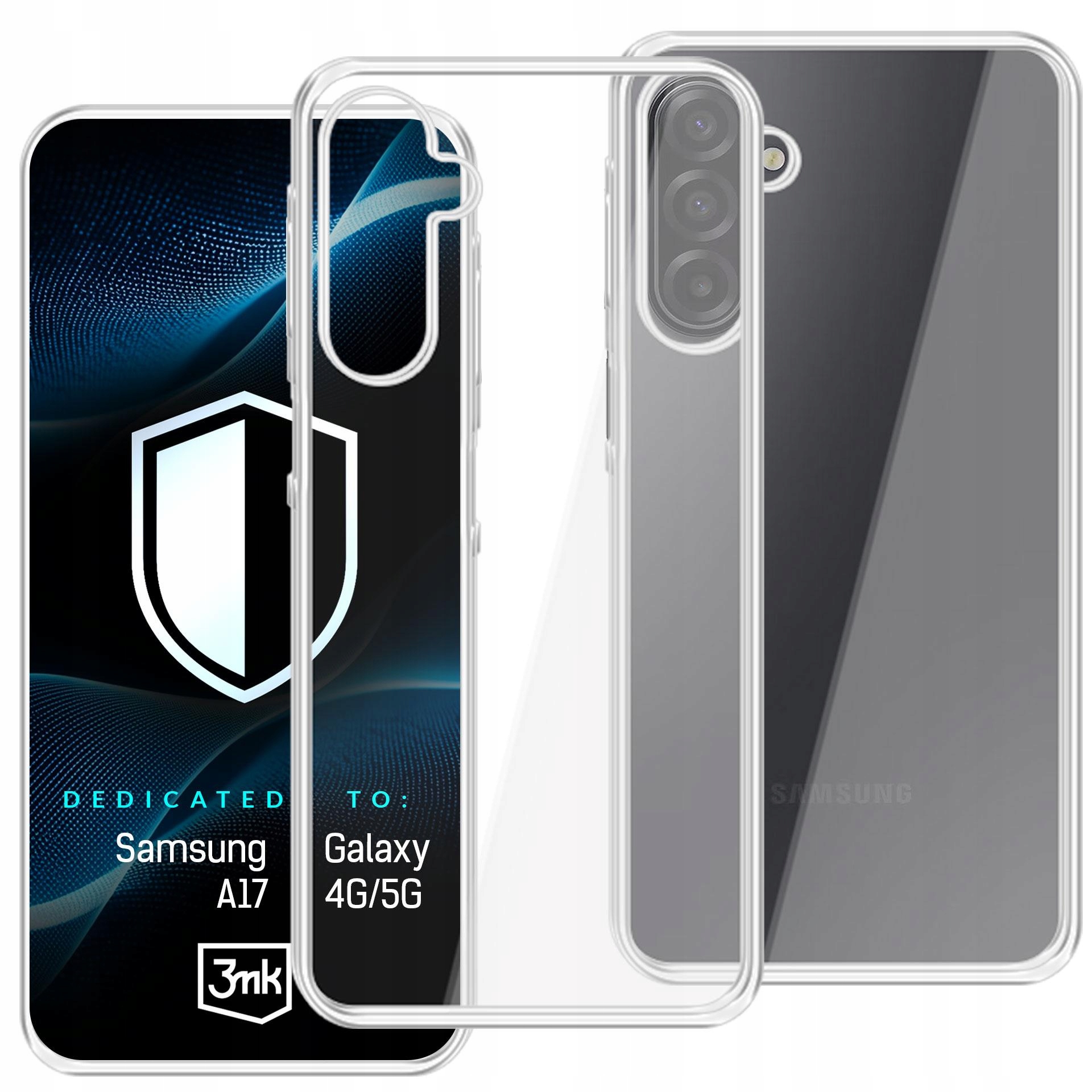 Samsung Galaxy A17 5G/4G – Przezroczyste etui 3mk HARDY® Vision Case™