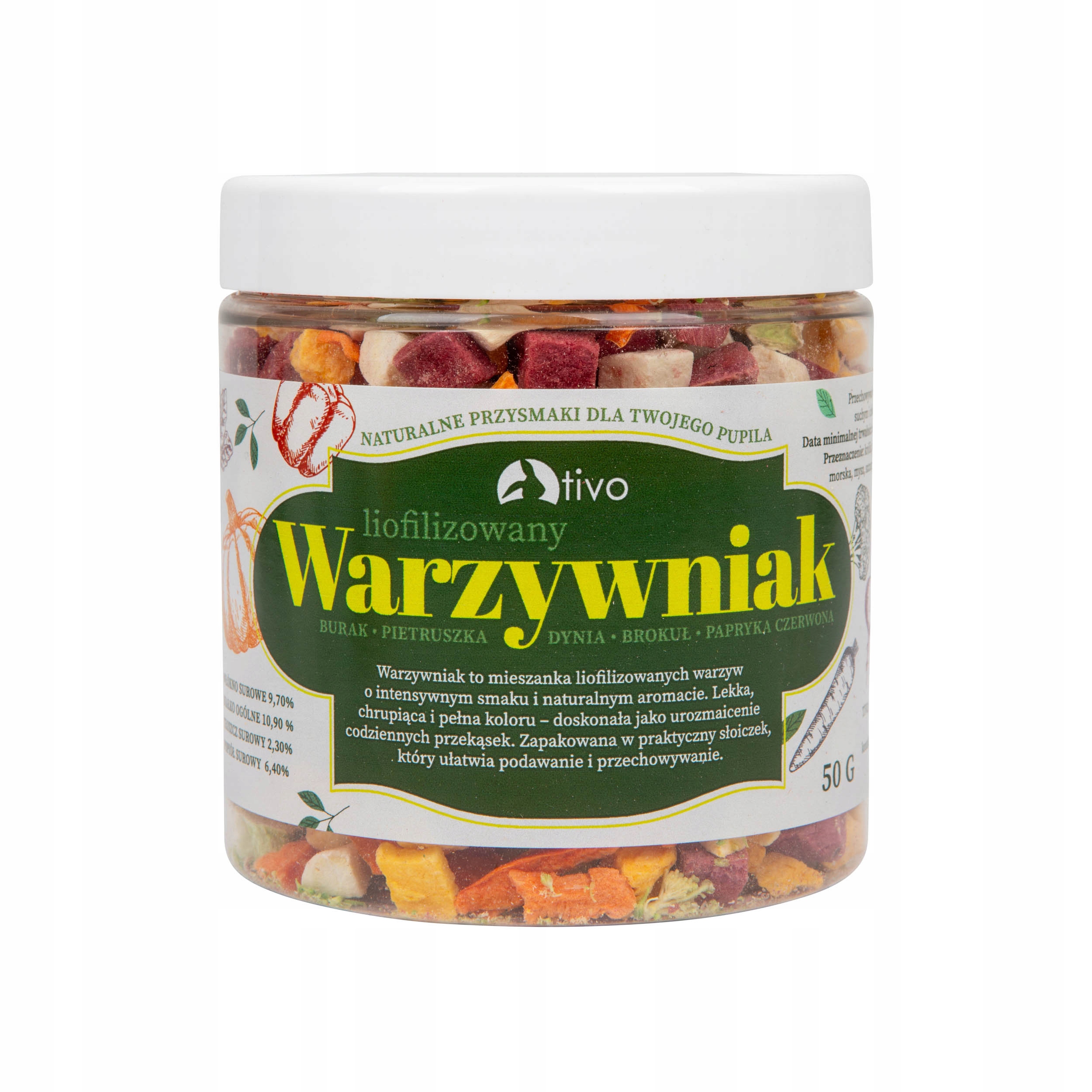 TIVO Warzywniak Liofilizowany 50g* – mieszanka warzyw