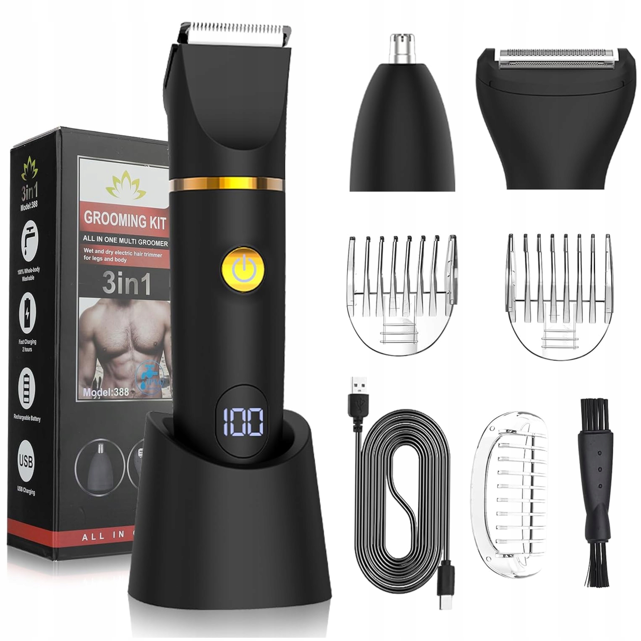 Wielofunkcyjny Zestaw 3w1 do Pielęgnacji