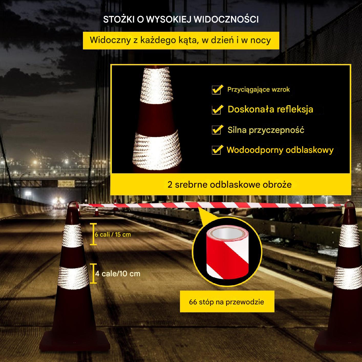 Pachołki o wysokiej widoczności – Skuteczna ochrona w każdych warunkach