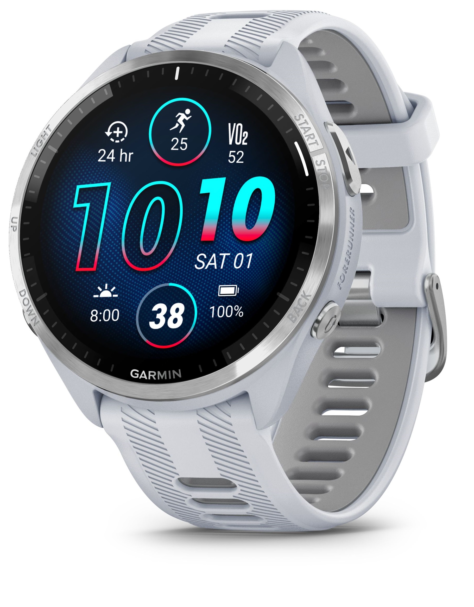 Zegarek sportowy Garmin Forerunner® 965 Whitestone/Powder Grey – Twój idealny partner w aktywności